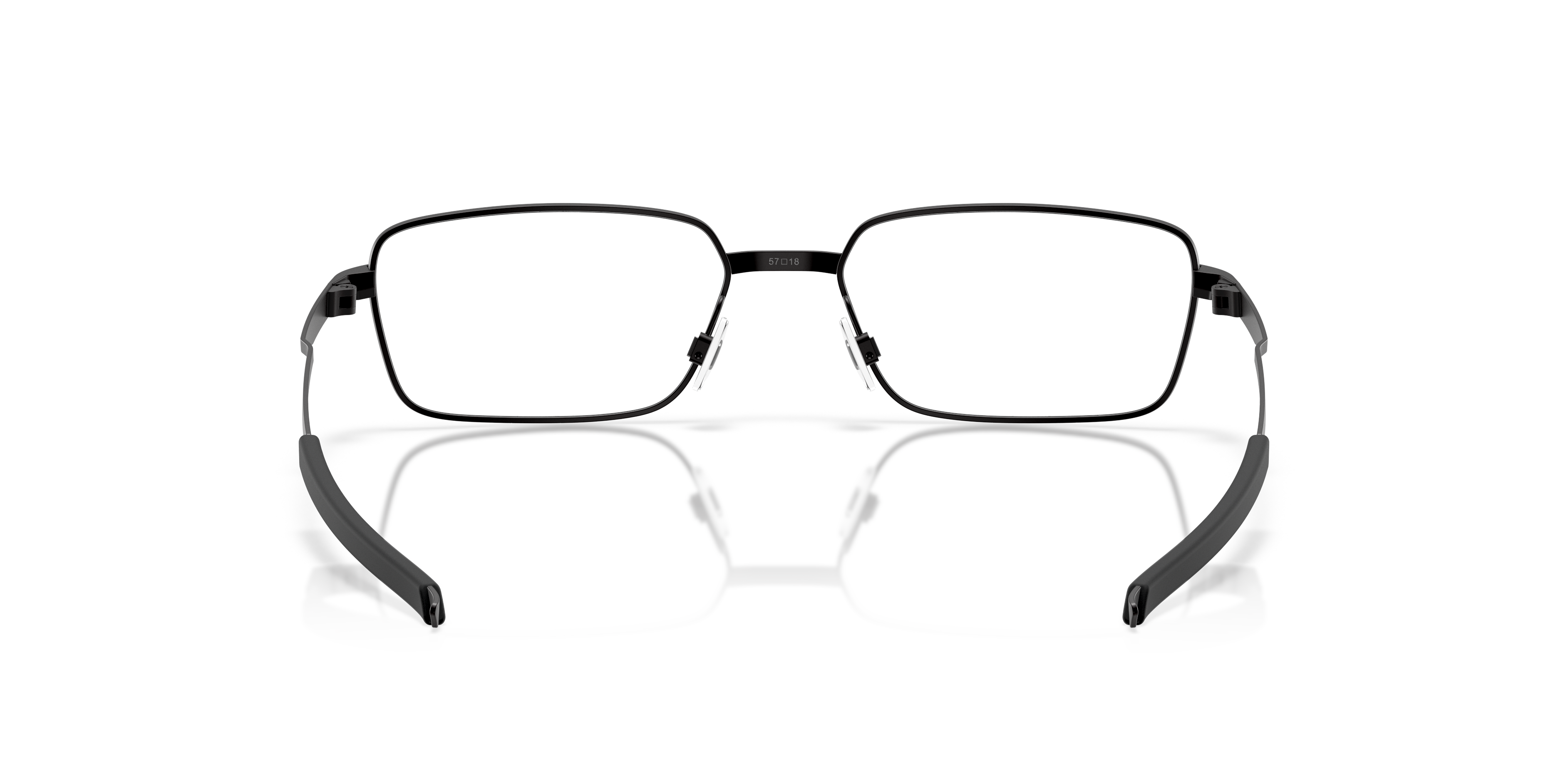 Oakley OX3036 Foil RQ Men's Rectangle Eyeglass Frames - Satin Black Frame