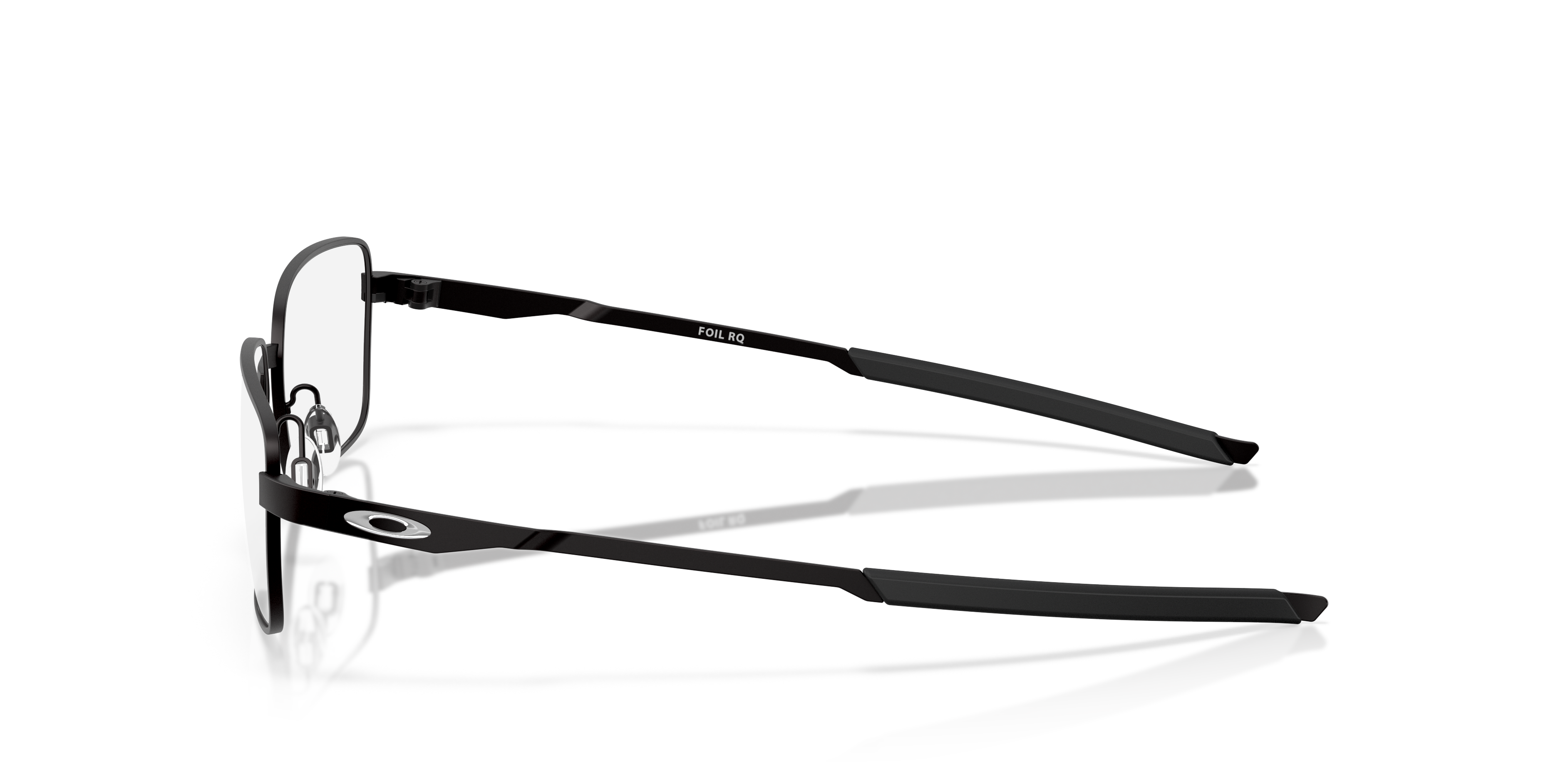 Oakley OX3036 Foil RQ Men's Rectangle Eyeglass Frames - Matte Midnight Frame