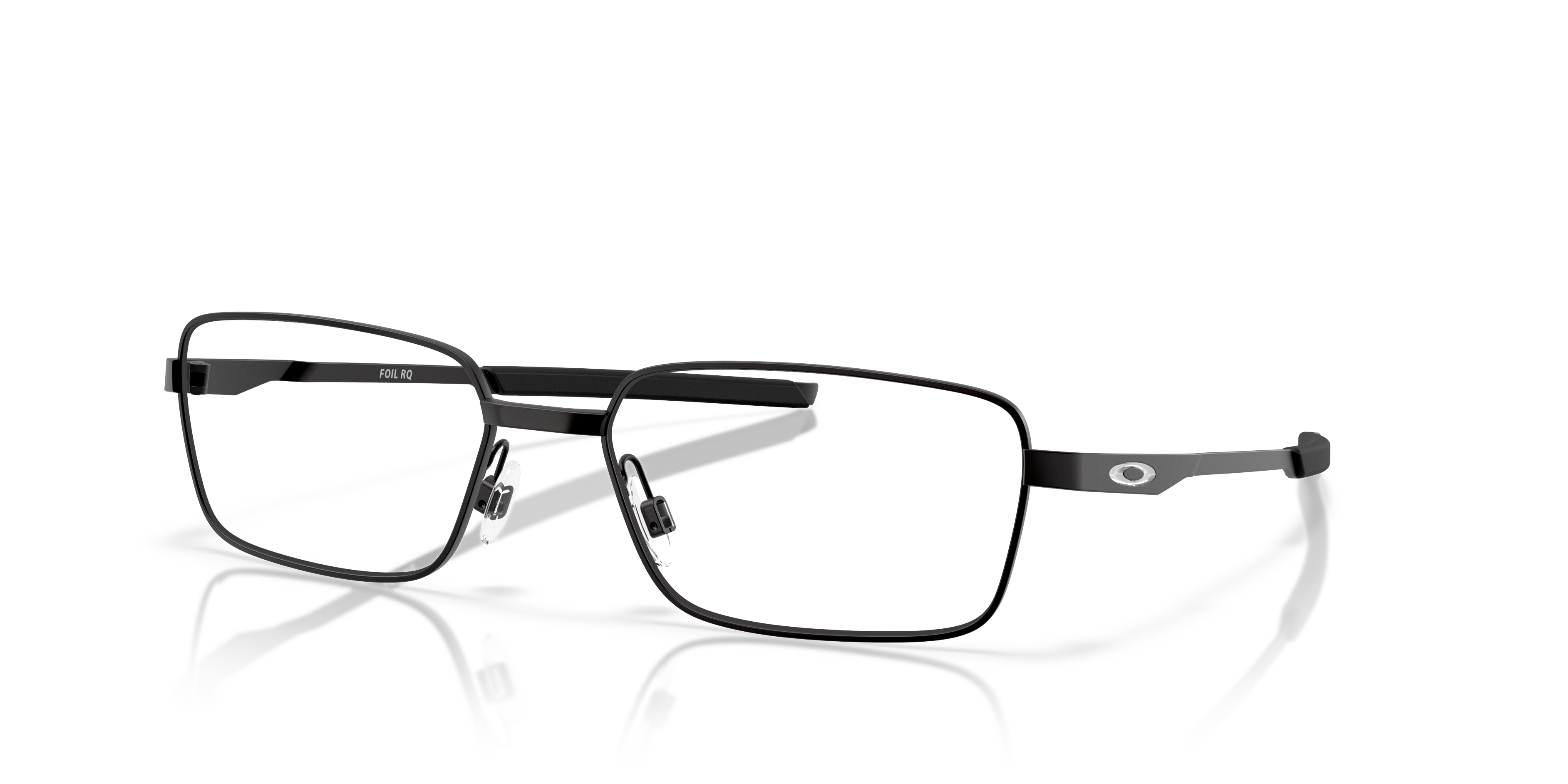 Oakley OX3036 Foil RQ Men's Rectangle Eyeglass Frames - Satin Black Frame