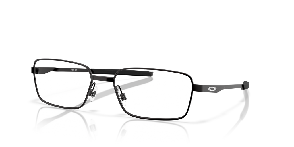 Oakley OX3036 Foil RQ Men's Rectangle Eyeglass Frames - Satin Black Frame