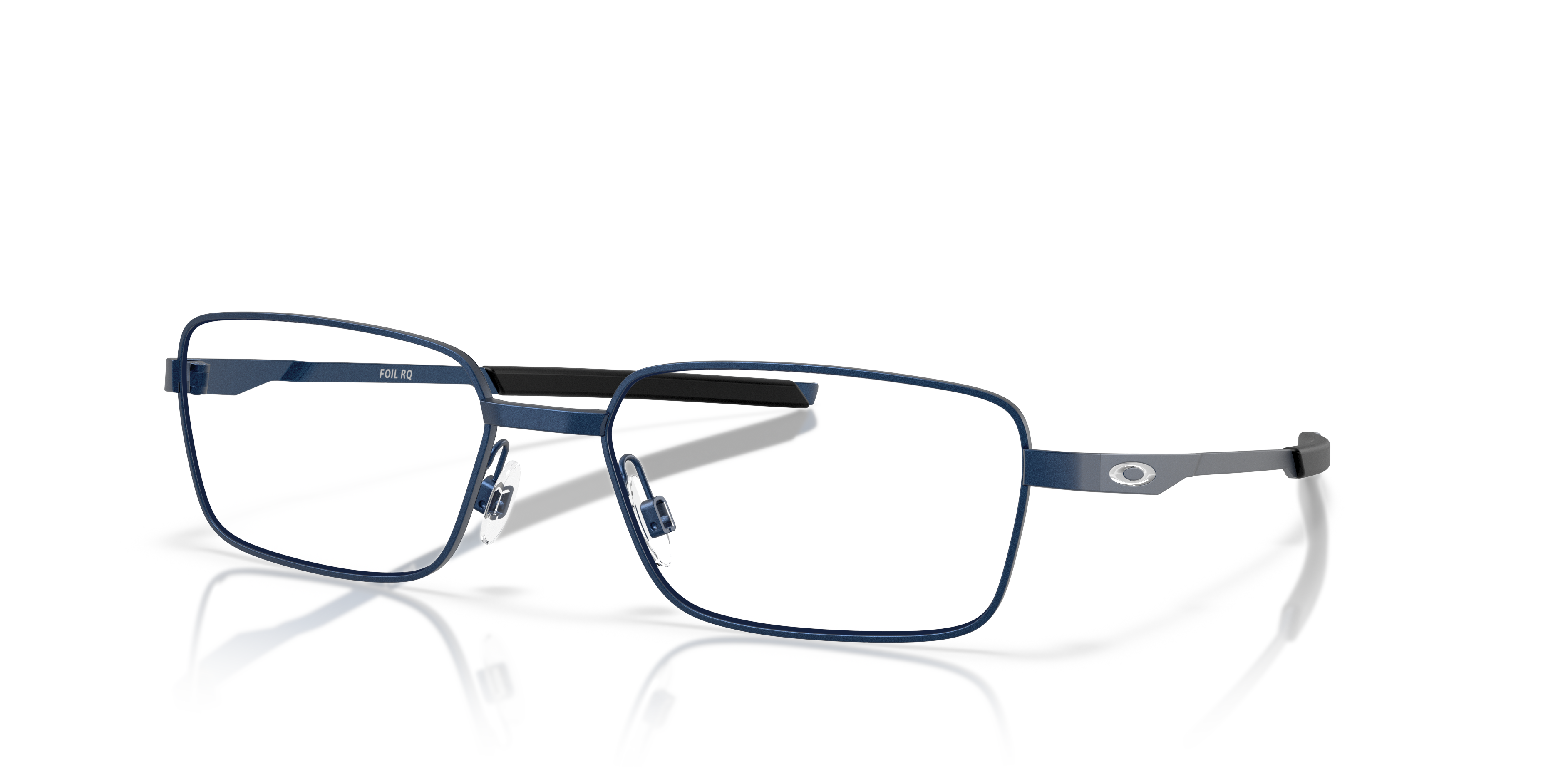Oakley OX3036 Foil RQ Men's Rectangle Eyeglass Frames - Matte Midnight Frame