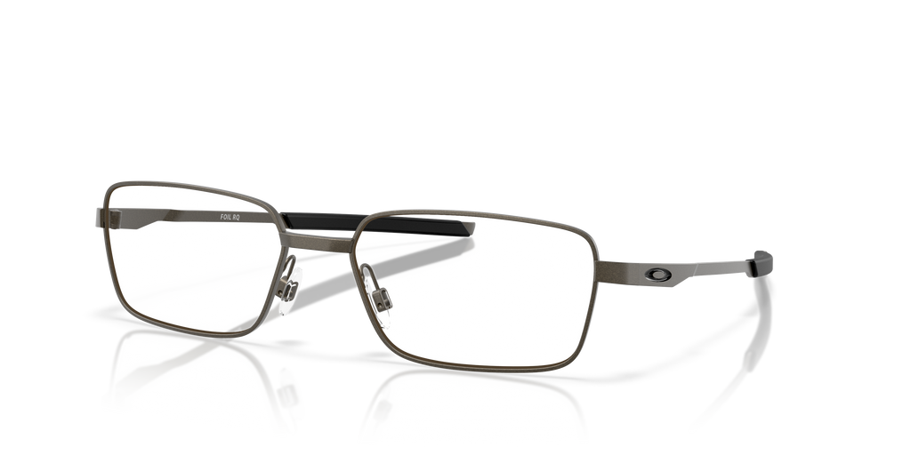 Oakley OX3036 Foil RQ Men's Rectangle Eyeglass Frames - Satin Lead Frame