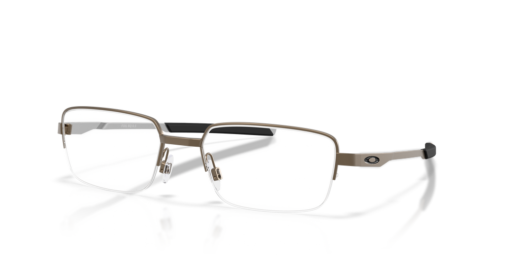 Oakley OX3100 Foil RQ 0.5 Unisex Rectangle Eyeglass Frames - Pewter Frame