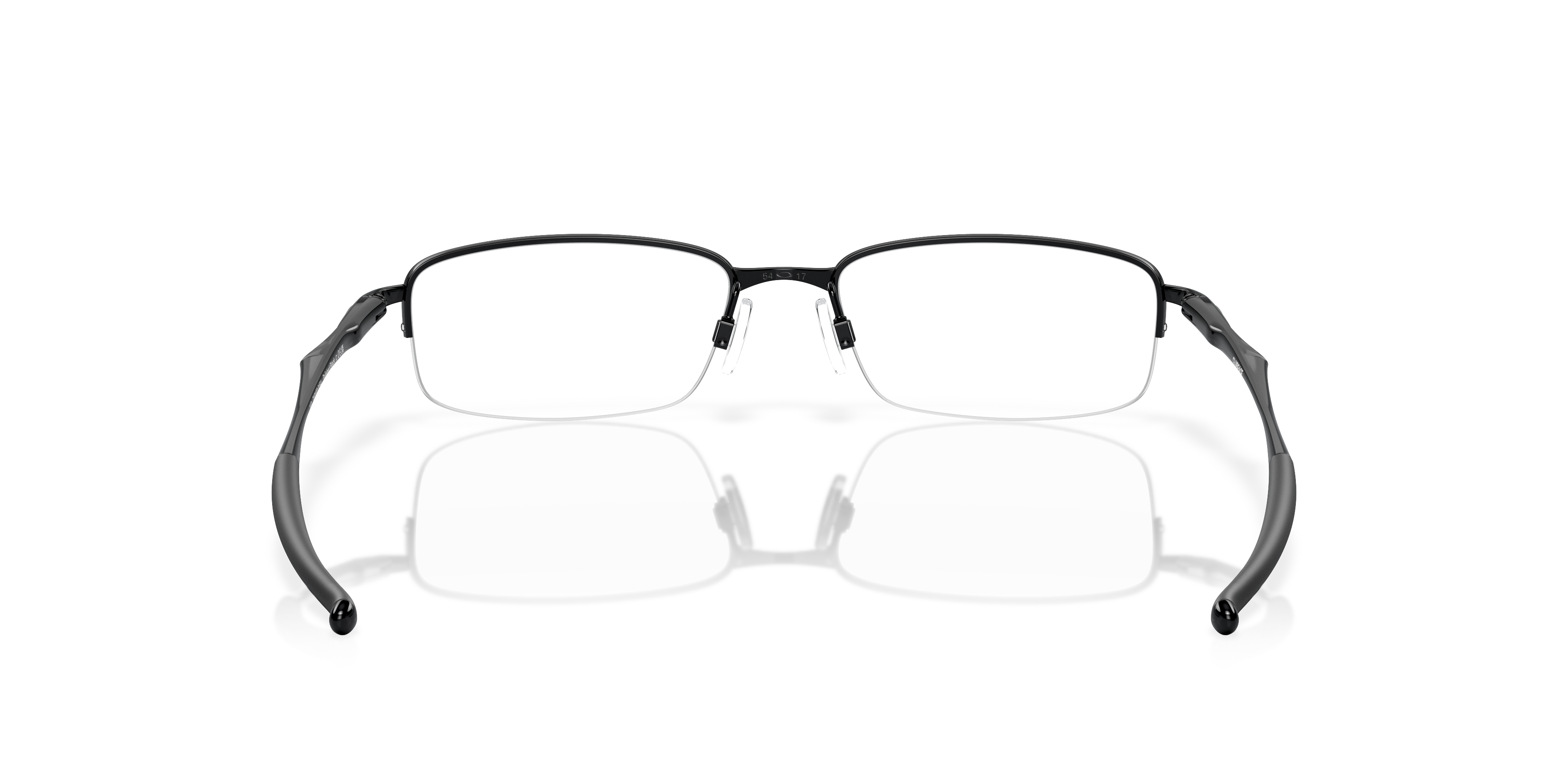Oakley OX3102 Clubface Men's Rectangle Eyeglass Frames - Polished Black Frame