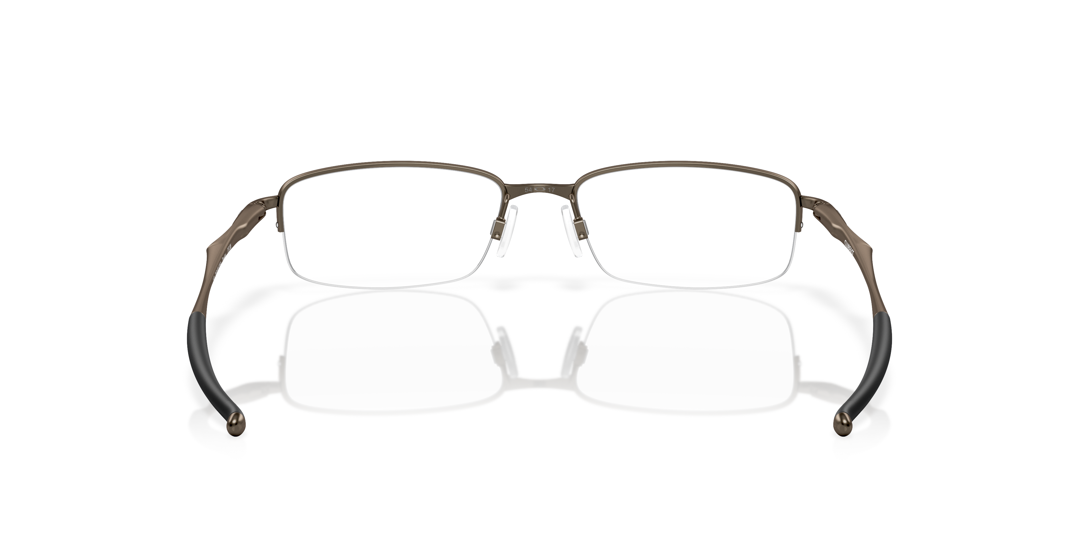 Oakley OX3102 Clubface Men's Rectangle Eyeglass Frames - Polished Black Frame