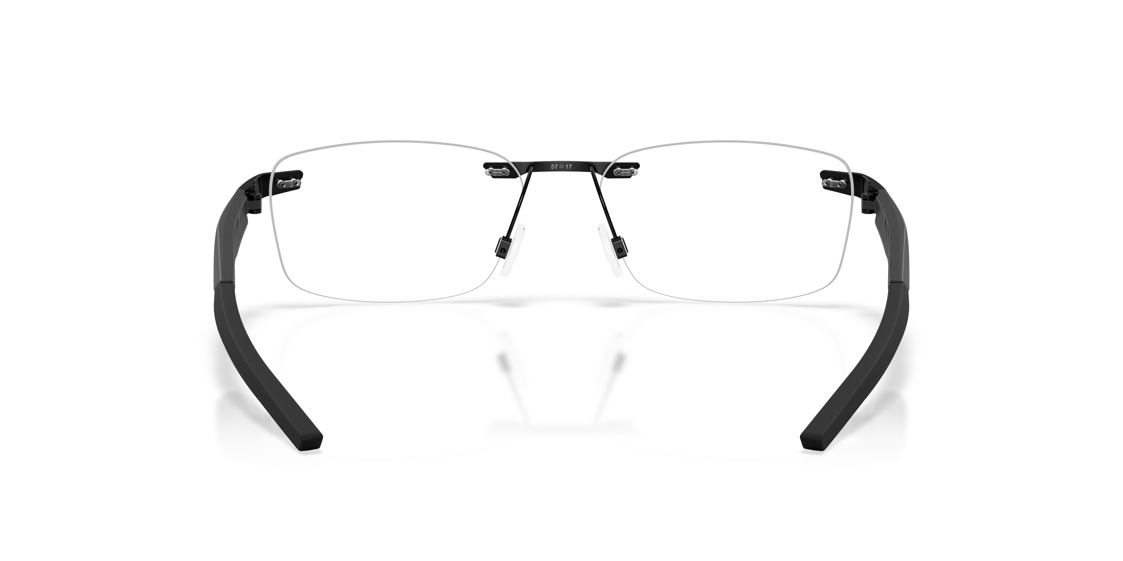 Oakley OX3126 Steakhouse 1.0 Unisex Rectangle Eyeglass Frames - Satin Black Frame
