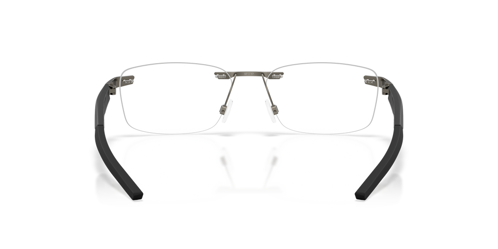 Oakley OX3126 Steakhouse 1.0 Unisex Rectangle Eyeglass Frames - Satin Chrome Frame