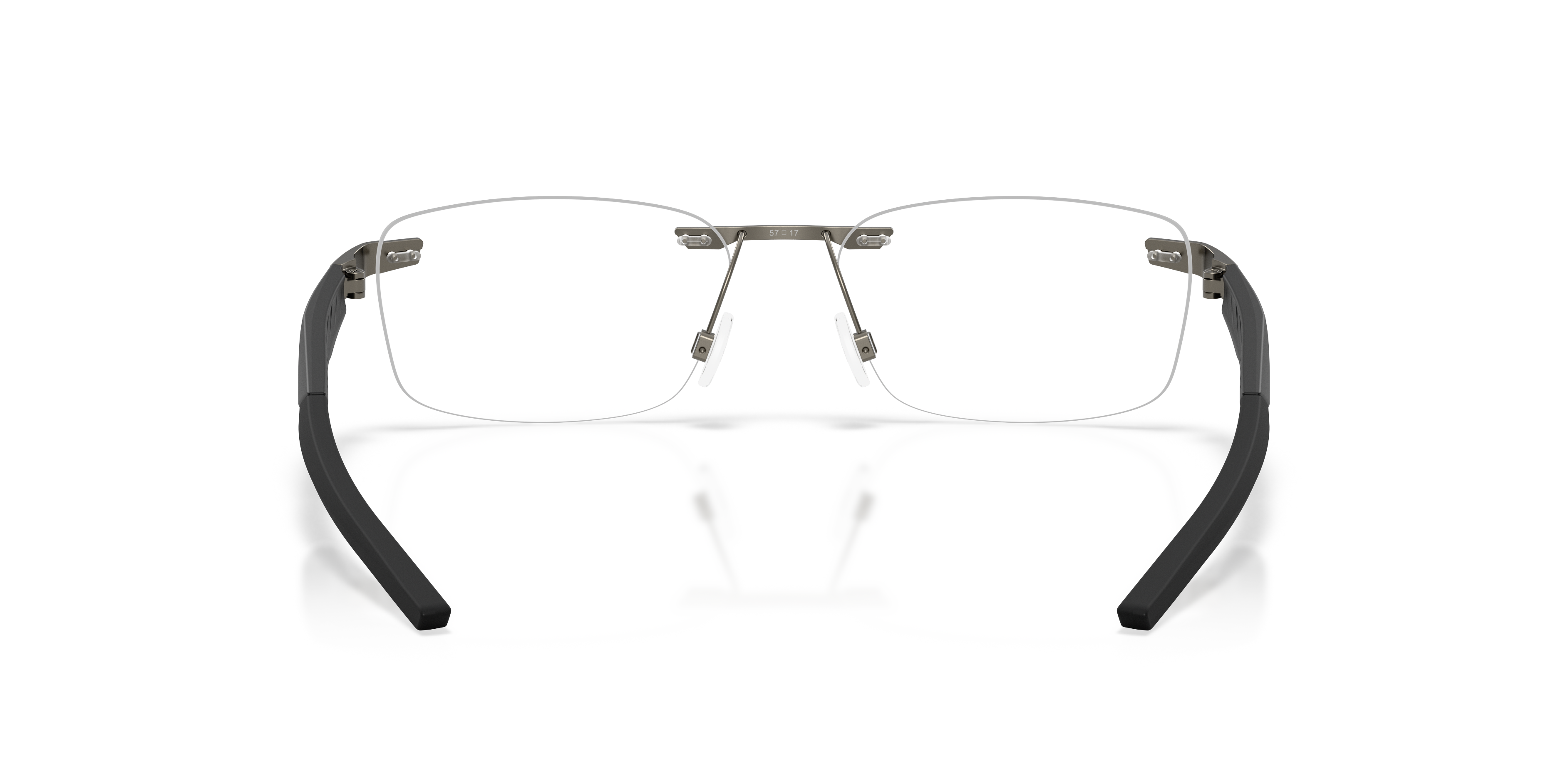 Oakley OX3126 Steakhouse 1.0 Unisex Rectangle Eyeglass Frames - Matte Gunmetal Frame