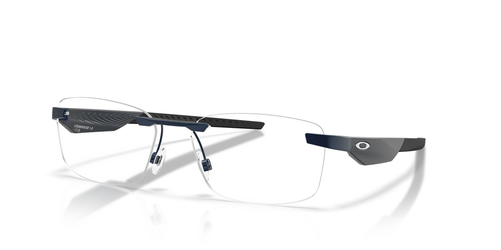 Oakley OX3126 Steakhouse 1.0 Unisex Rectangle Eyeglass Frames - Matte Midnight Frame