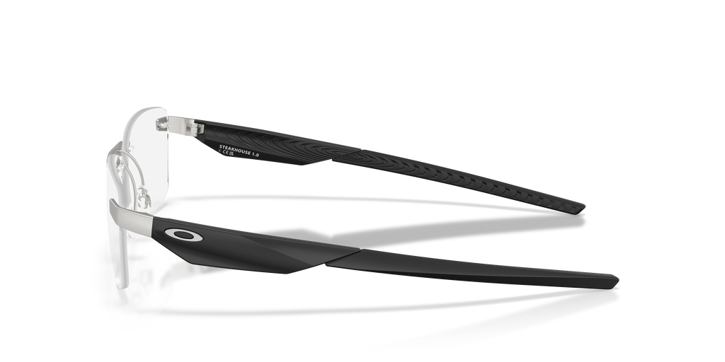 Oakley OX3126 Steakhouse 1.0 Unisex Rectangle Eyeglass Frames - Matte Midnight Frame
