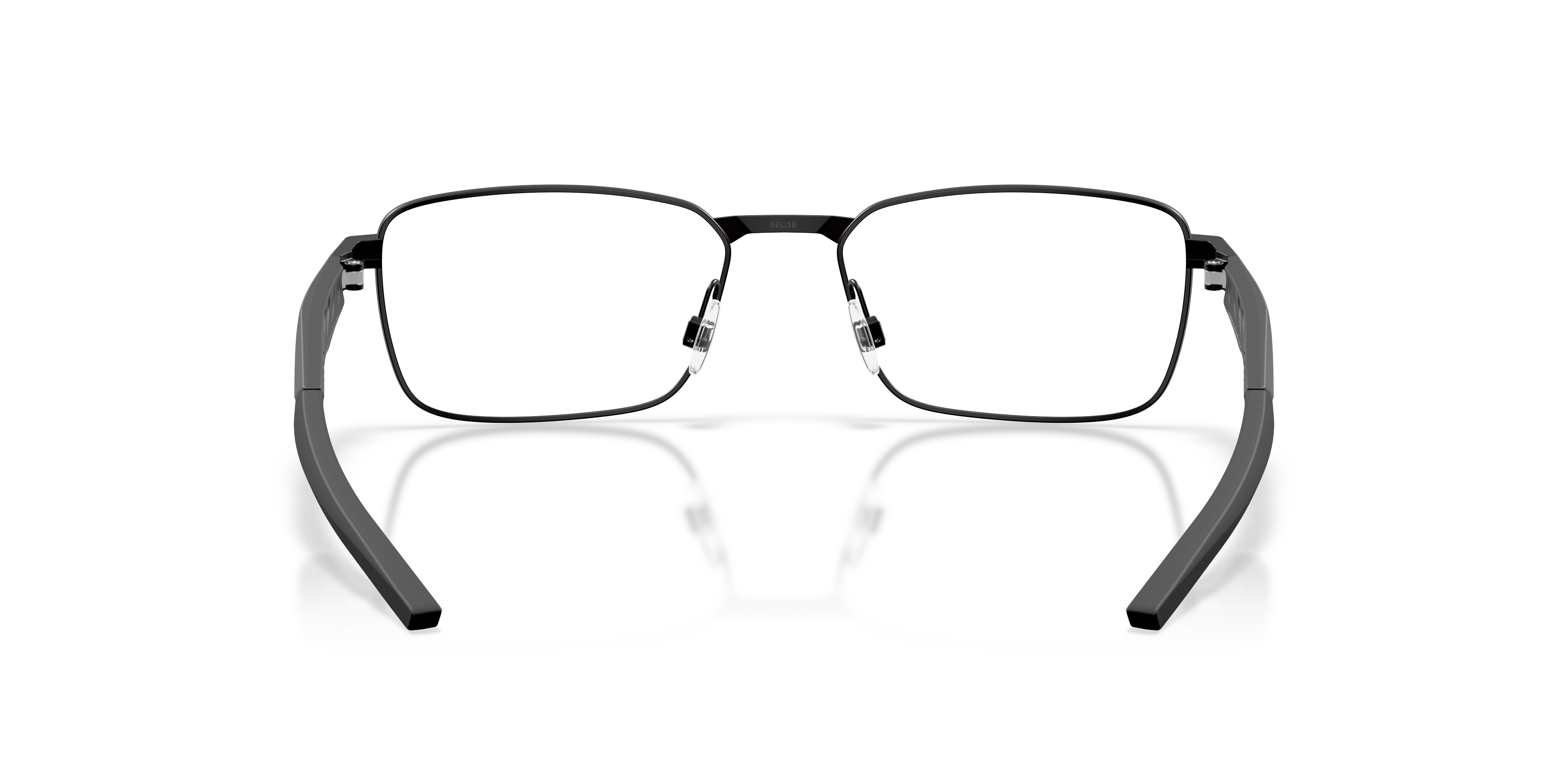 Oakley OX3140 Steakhouse Unisex Rectangle Eyeglass Frames - Satin Light Steel Frame