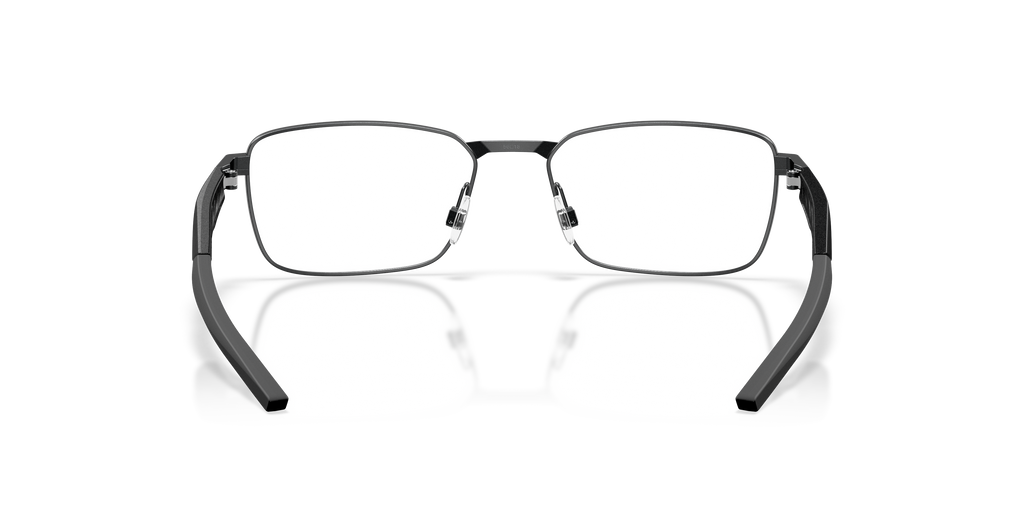 Oakley OX3140 Steakhouse Unisex Rectangle Eyeglass Frames - Satin Light Steel Frame