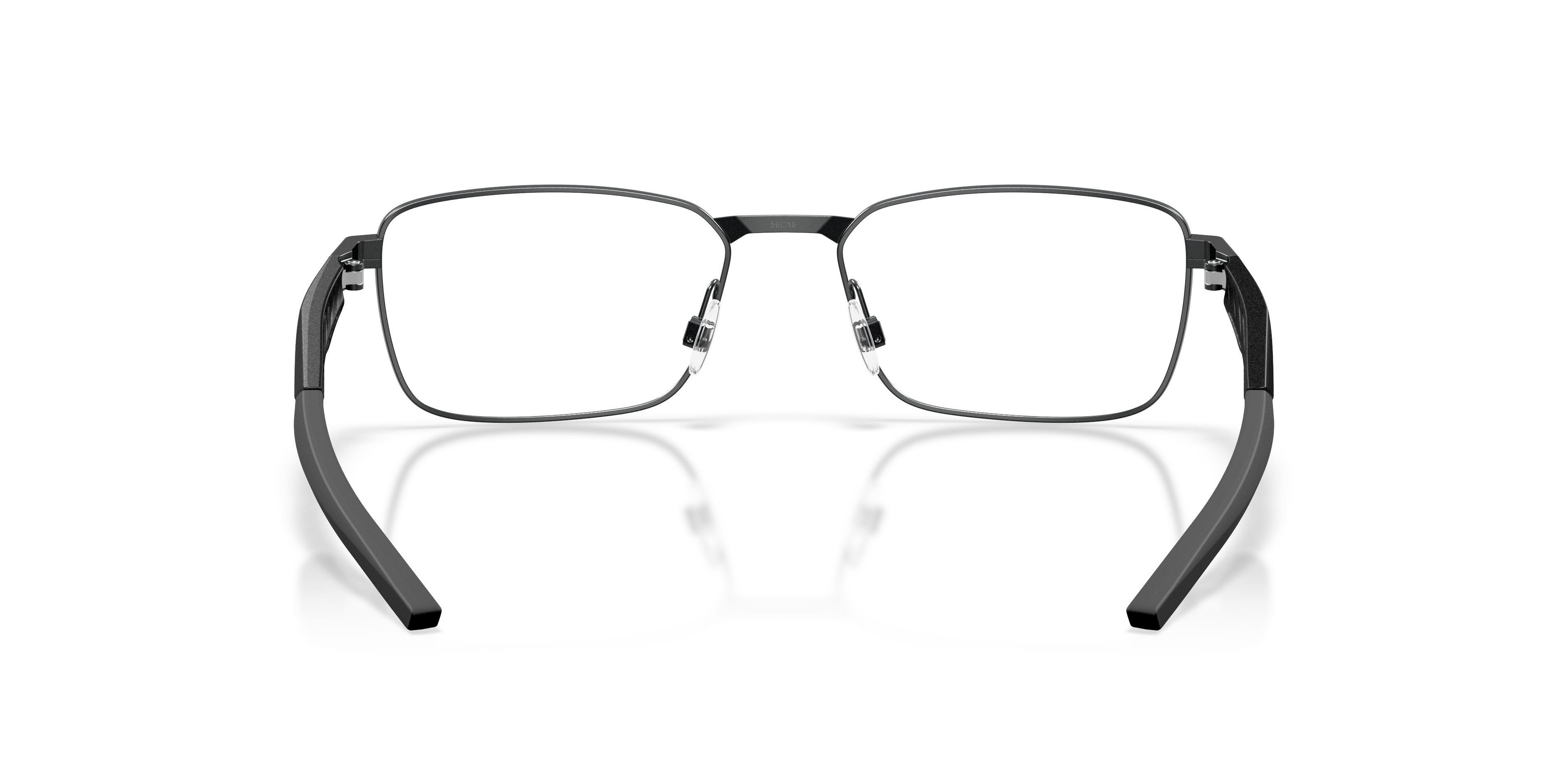 Oakley OX3140 Steakhouse Unisex Rectangle Eyeglass Frames - Satin Light Steel Frame