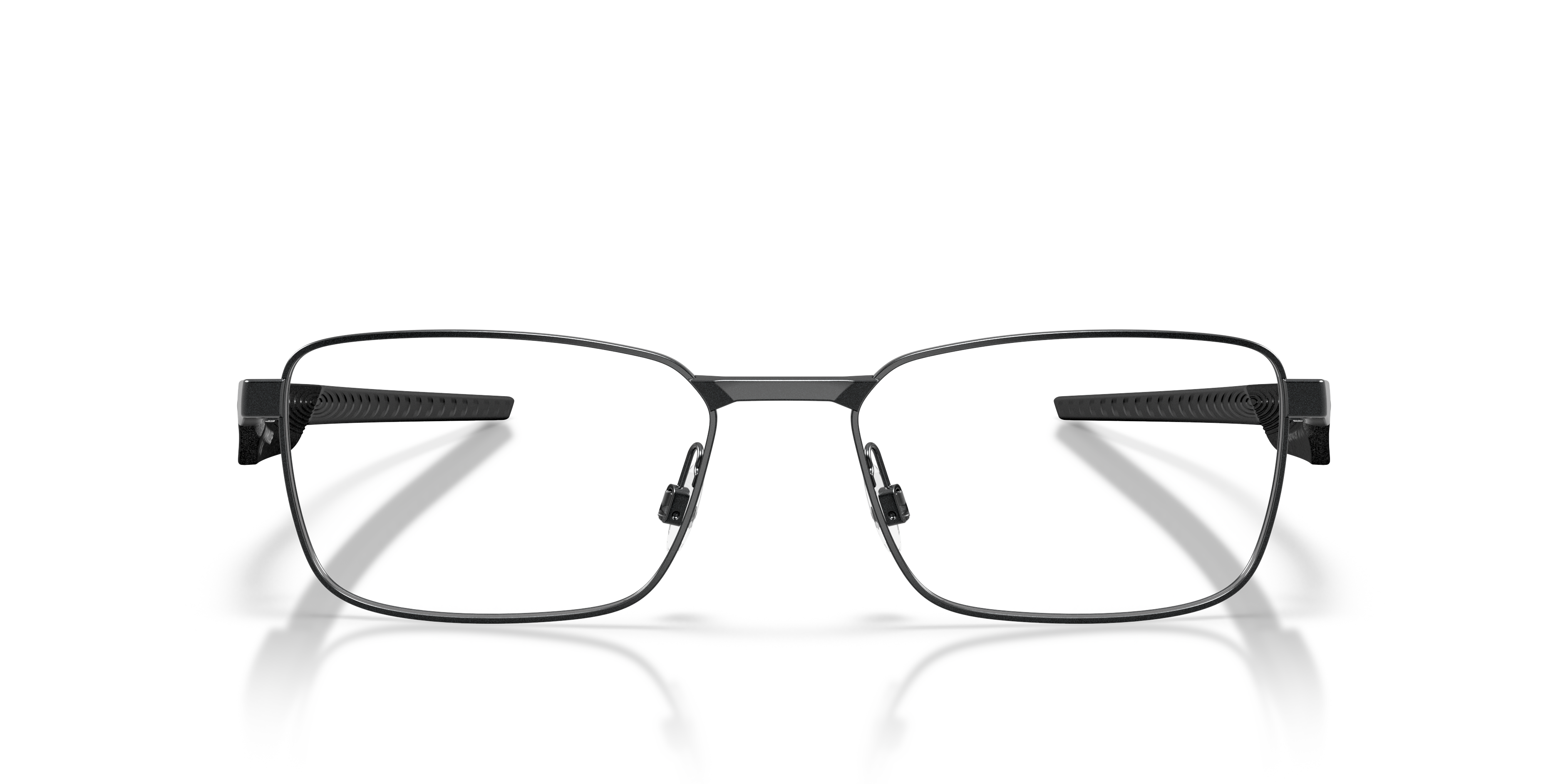 Oakley OX3140 Steakhouse Unisex Rectangle Eyeglass Frames - Satin Lead Frame