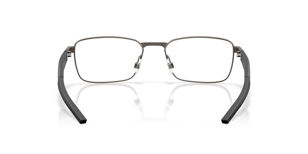 Oakley OX3140 Steakhouse Unisex Rectangle Eyeglass Frames - Satin Light Steel Frame