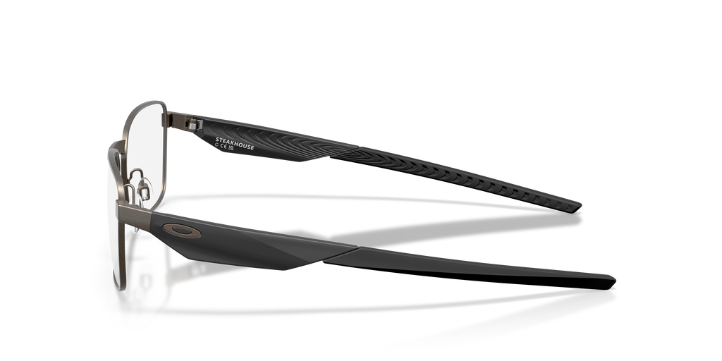 Oakley OX3140 Steakhouse Unisex Rectangle Eyeglass Frames - Satin Black Frame