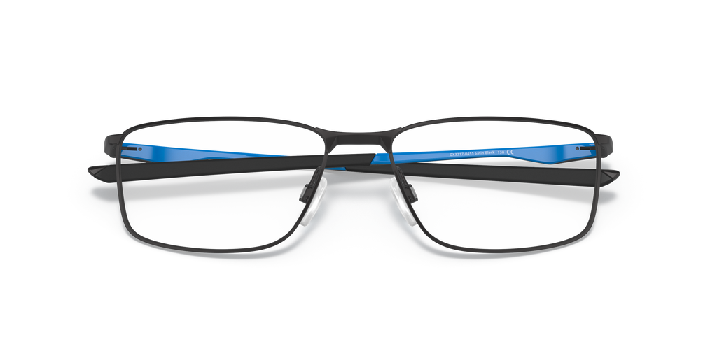 Oakley OX3217 Socket 5.0 Cobalt Collection Men's Rectangle Eyeglass Frames - Satin Black Frame