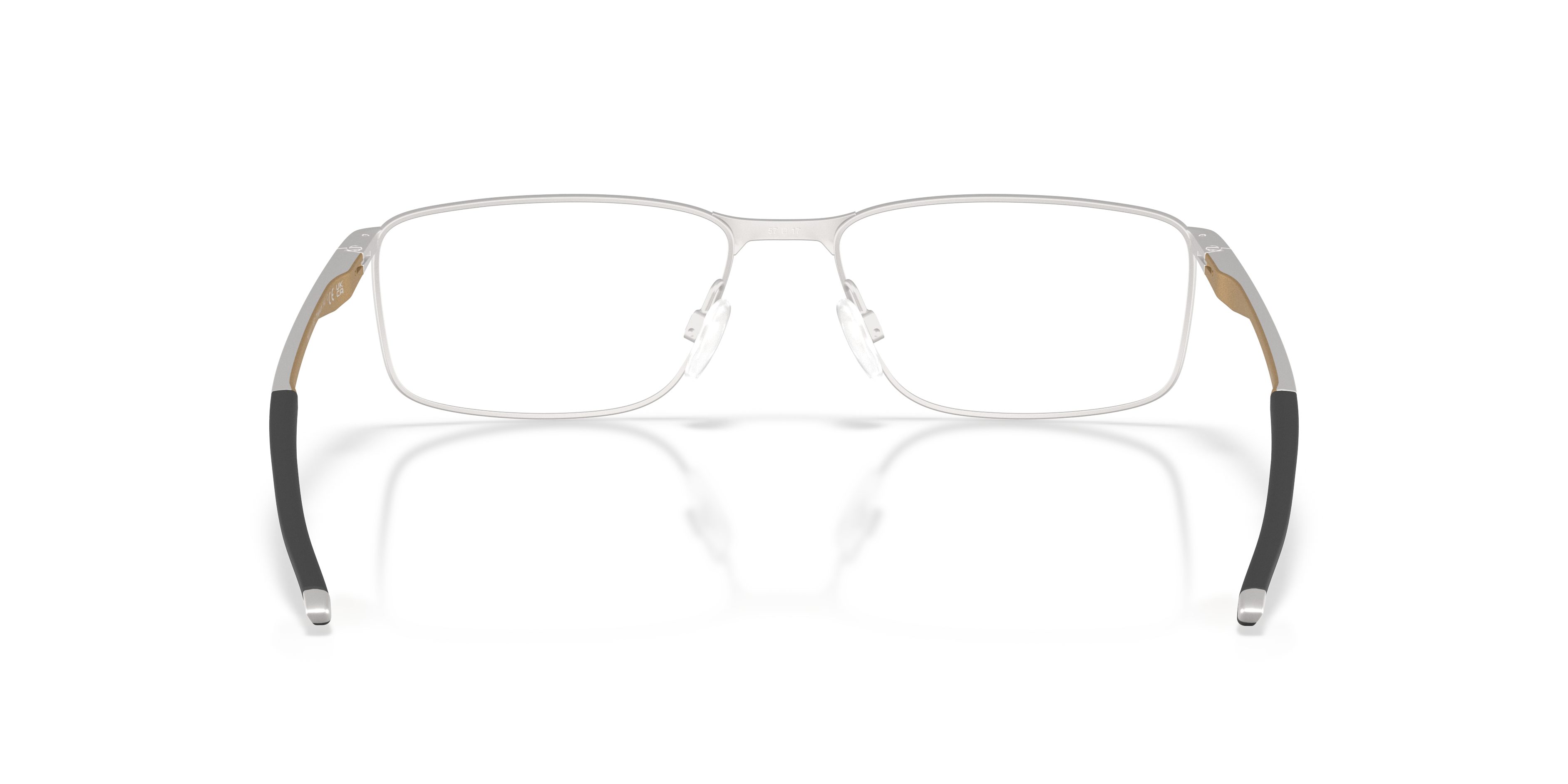Oakley OX3217 Socket 5.0 Alloy Collection Men's Rectangle Eyeglass Frames - Titanium Frame