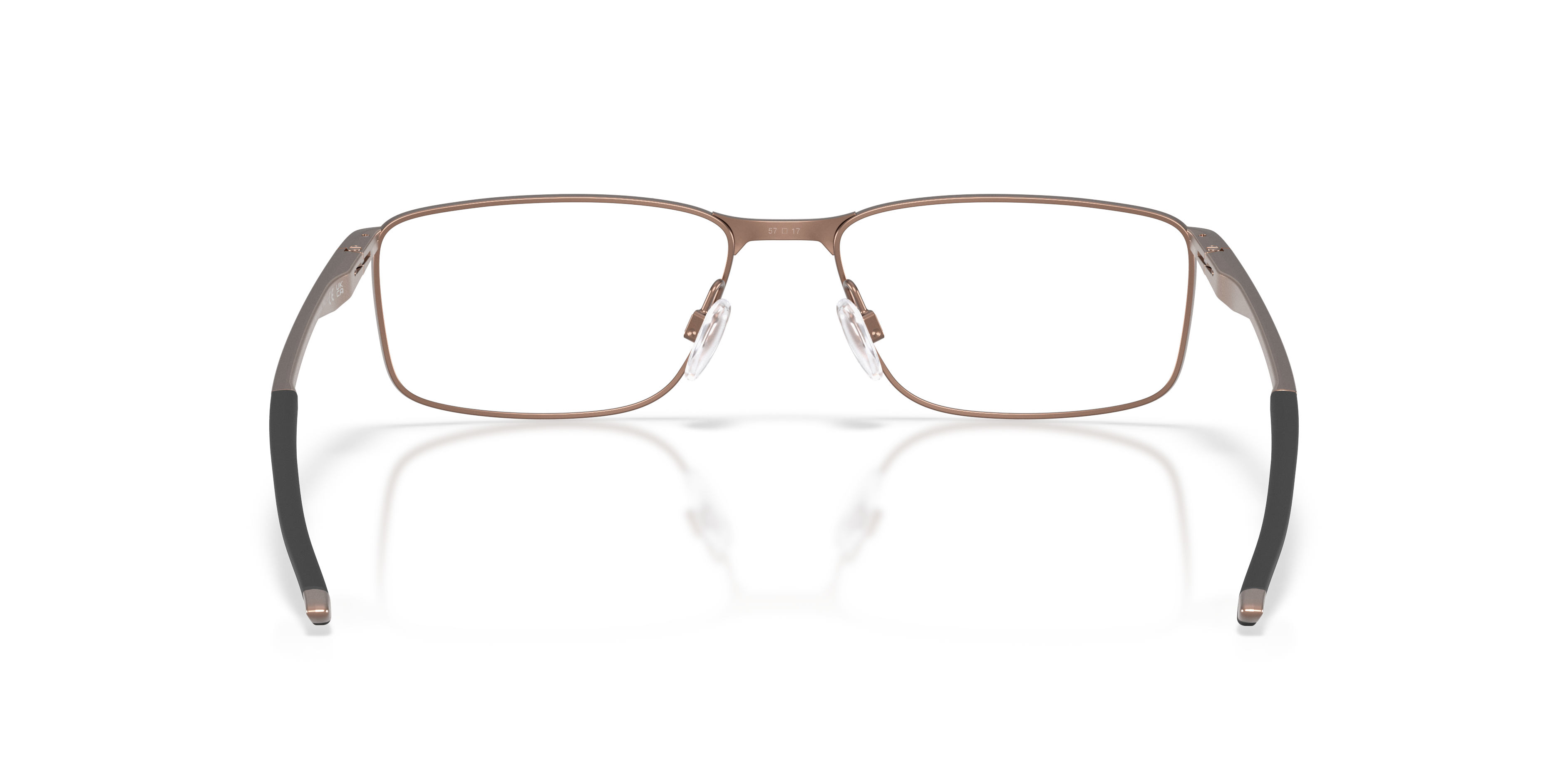 Oakley OX3217 Socket 5.0 Limitless Collection Men's Rectangle Eyeglass Frames - Mahogany Frame