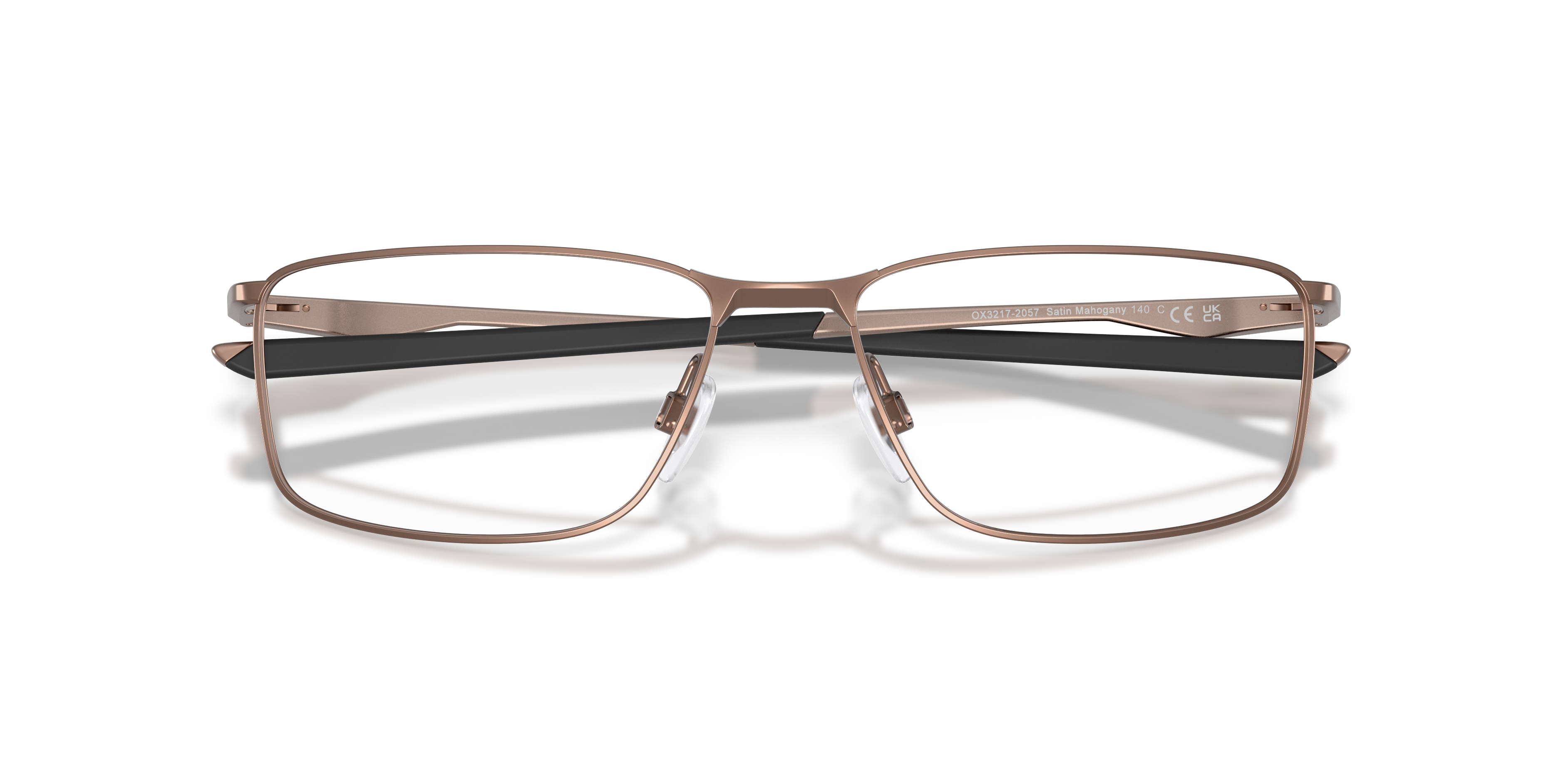 Oakley OX3217 Socket 5.0 Limitless Collection Men's Rectangle Eyeglass Frames - Mahogany Frame