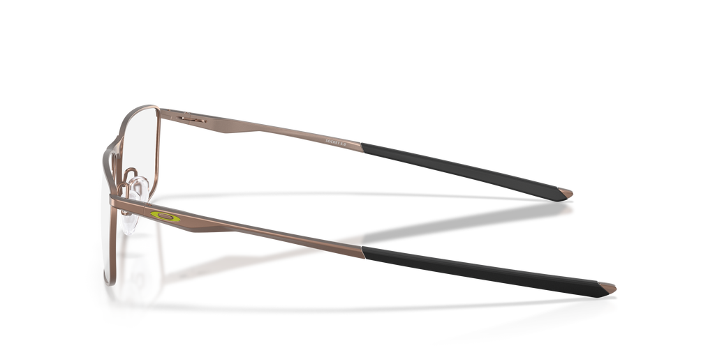 Oakley OX3217 Socket 5.0 Limitless Collection Men's Rectangle Eyeglass Frames - Mahogany Frame