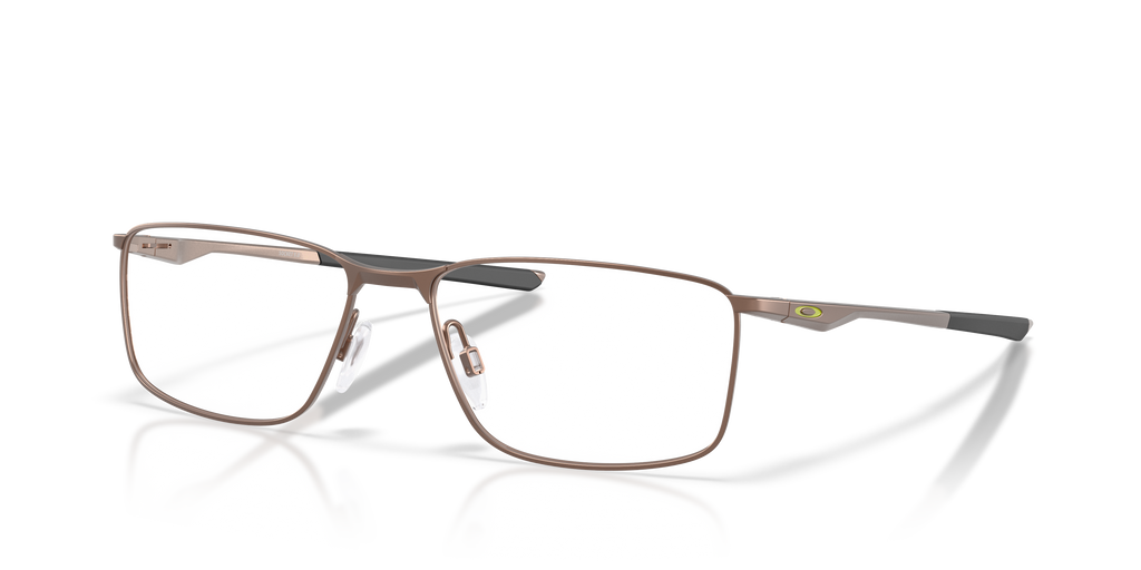 Oakley OX3217 Socket 5.0 Limitless Collection Men's Rectangle Eyeglass Frames - Mahogany Frame