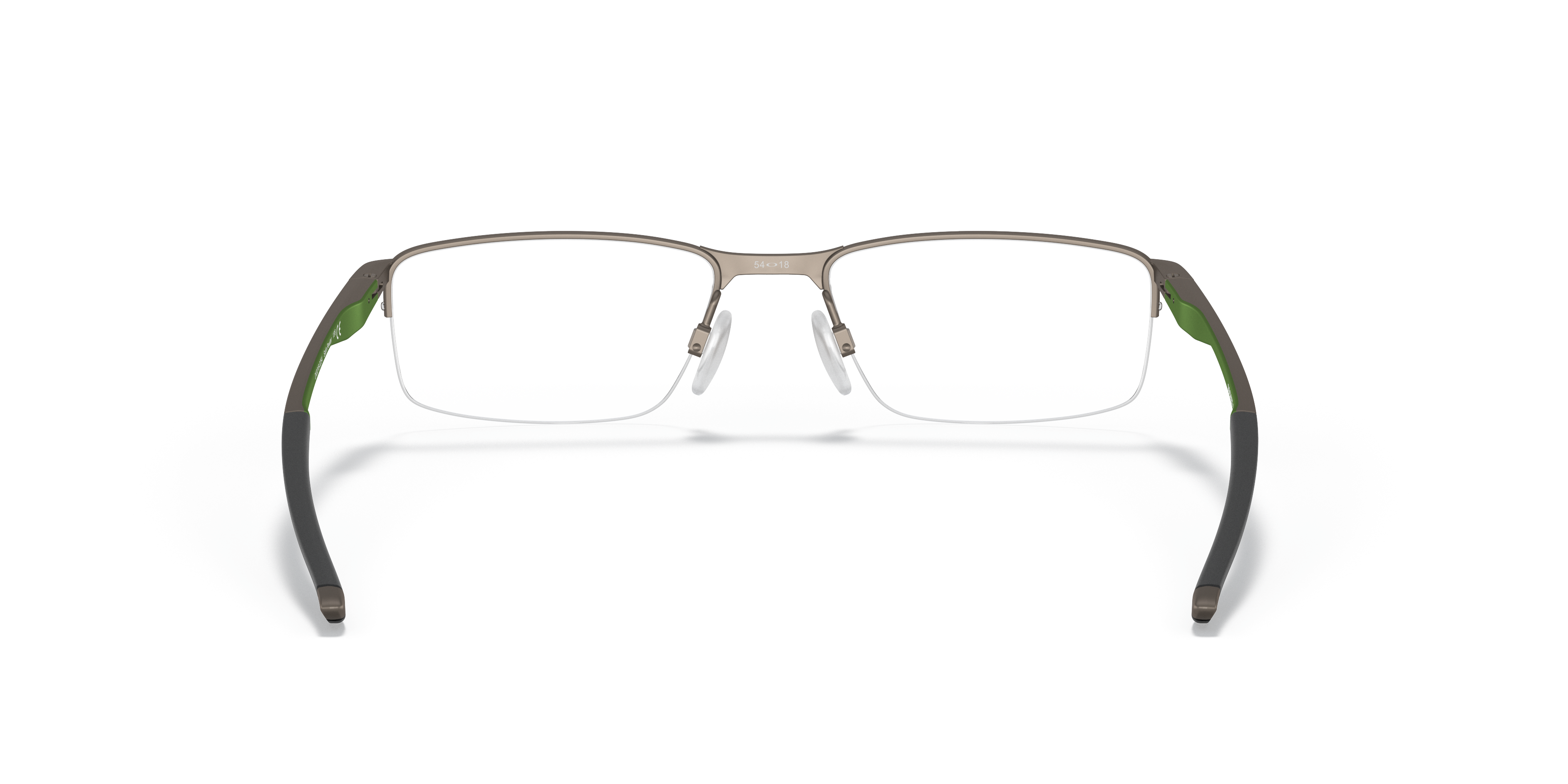 Oakley OX3218 Socket 5.5 Men's Rectangle Eyeglass Frames - Satin Pewter Frame