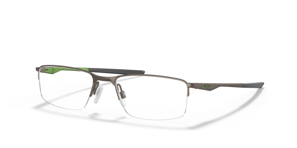 Oakley OX3218 Socket 5.5 Men's Rectangle Eyeglass Frames - Satin Pewter Frame