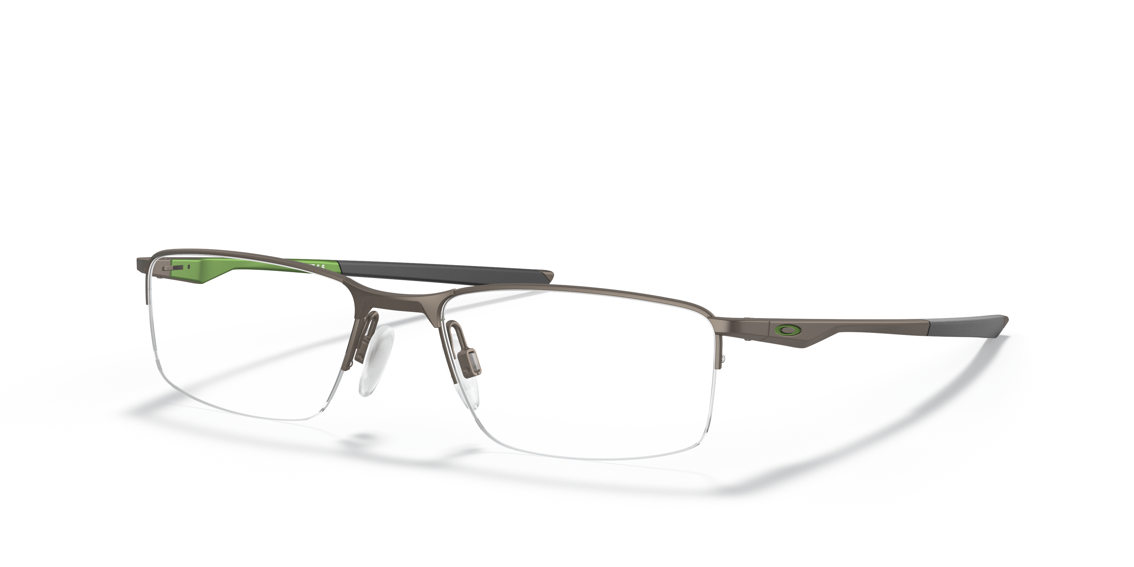 Oakley OX3218 Socket 5.5 Men's Rectangle Eyeglass Frames - Satin Pewter Frame