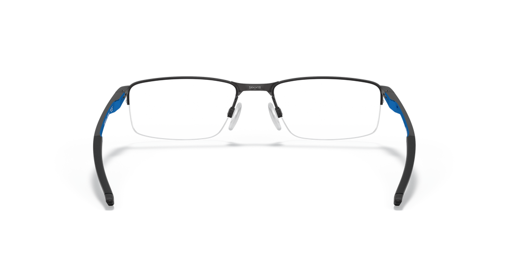Oakley OX3218 Socket 5.5 Cobalt Collection Men's Rectangle Eyeglass Frames - Satin Black Frame