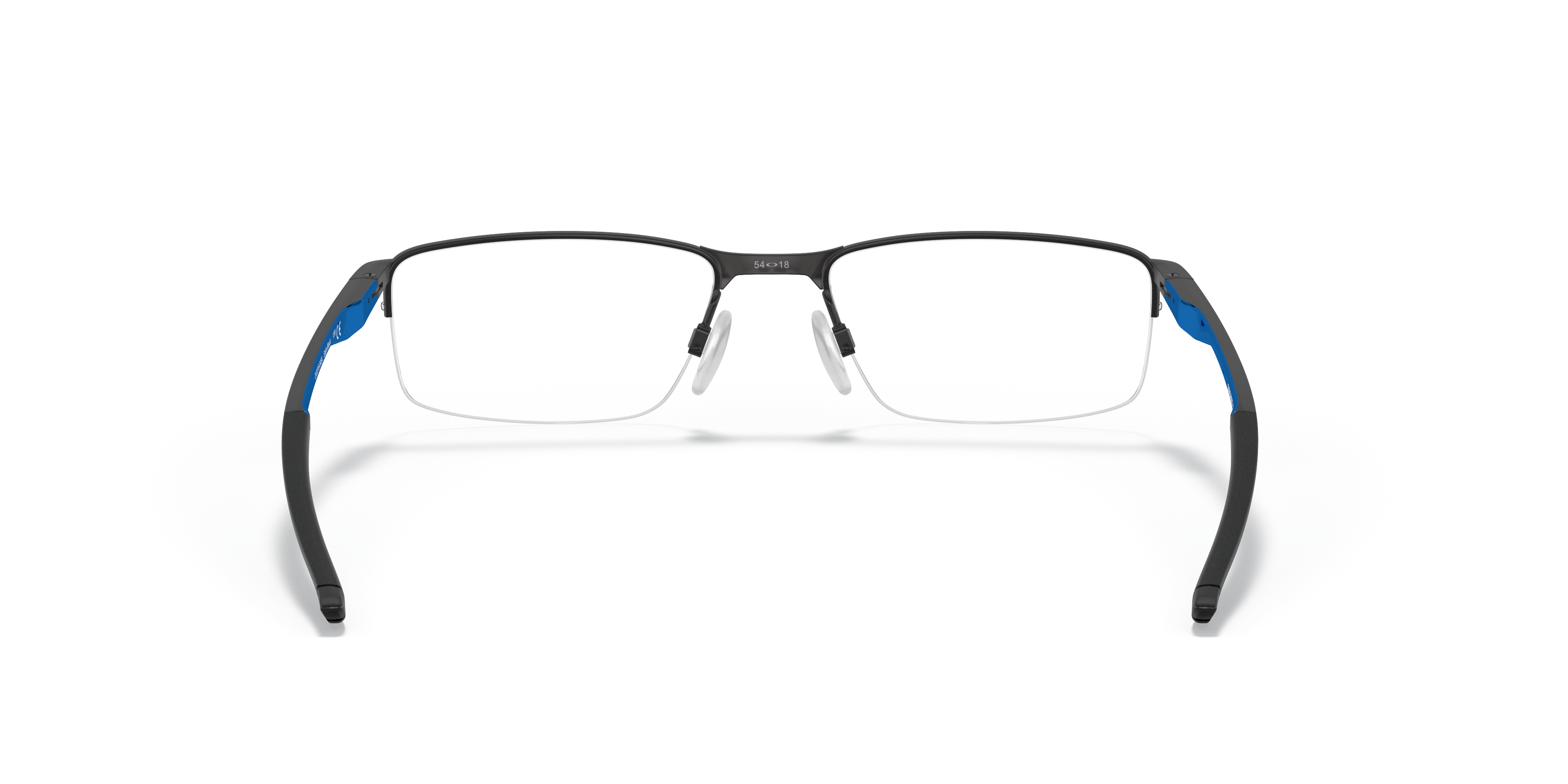 Oakley OX3218 Socket 5.5 Cobalt Collection Men's Rectangle Eyeglass Frames - Satin Black Frame