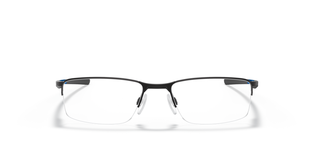 Oakley OX3218 Socket 5.5 Cobalt Collection Men's Rectangle Eyeglass Frames - Satin Black Frame
