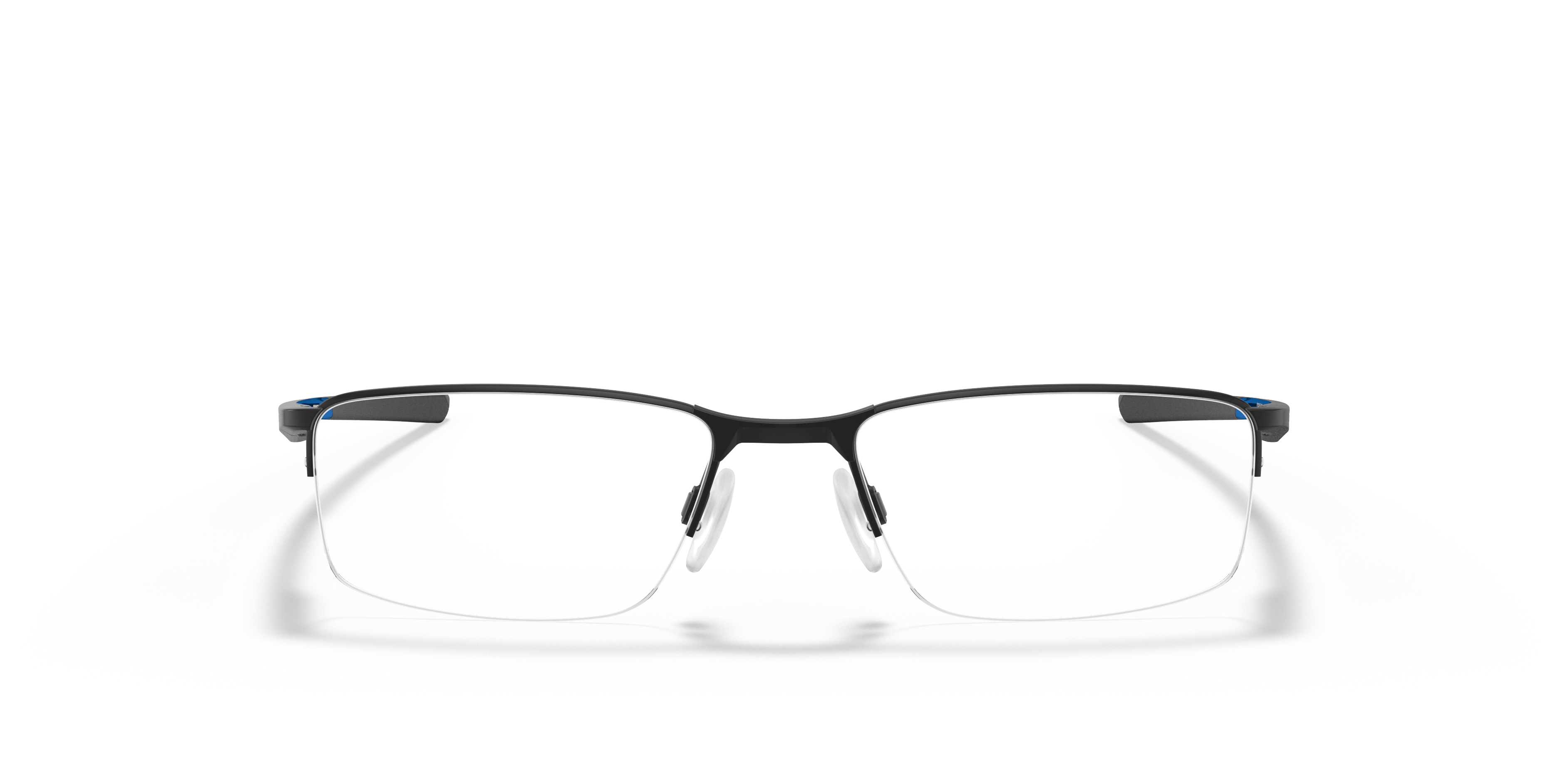 Oakley OX3218 Socket 5.5 Cobalt Collection Men's Rectangle Eyeglass Frames - Satin Black Frame
