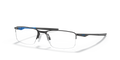 Oakley OX3218 Socket 5.5 Cobalt Collection Men's Rectangle Eyeglass Frames - Satin Black Frame