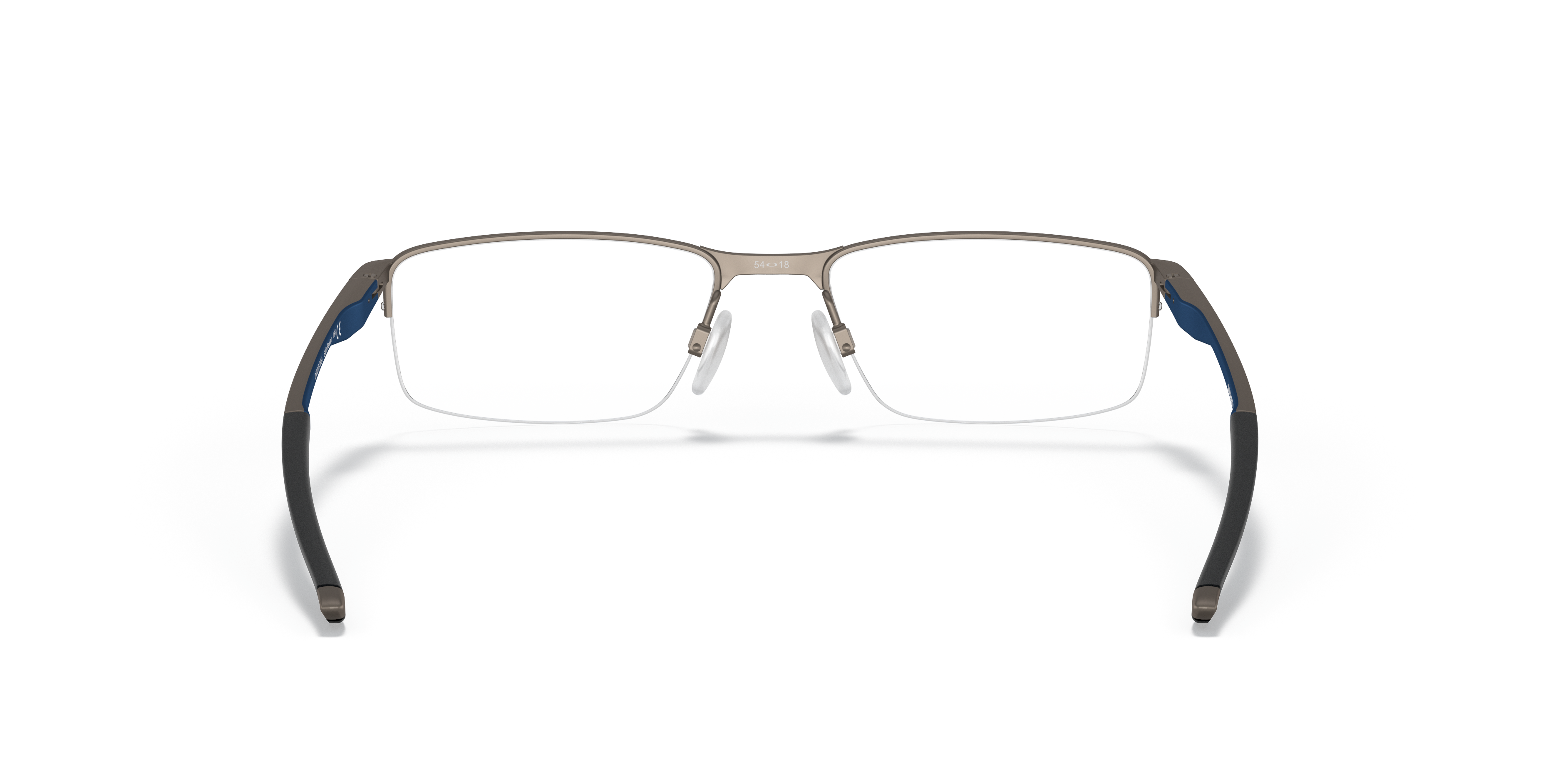 Oakley OX3218 Socket 5.5 Men's Rectangle Eyeglass Frames - Satin Pewter Frame