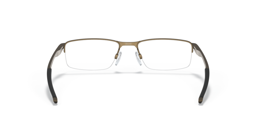 Oakley OX3218 Socket 5.5 Men's Rectangle Eyeglass Frames - Matte Gunmetal Frame