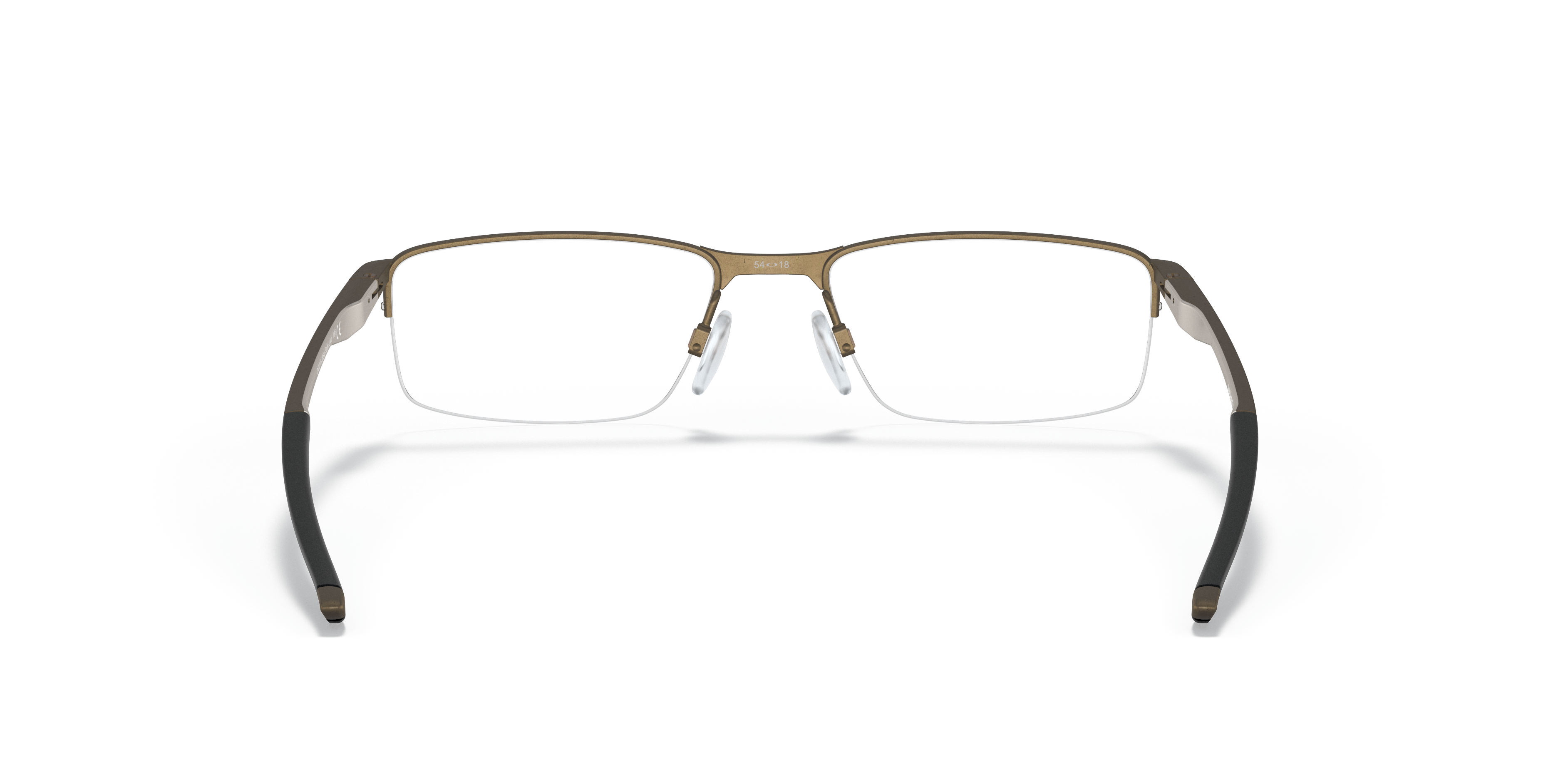 Oakley OX3218 Socket 5.5 Men's Rectangle Eyeglass Frames - Matte Gunmetal Frame
