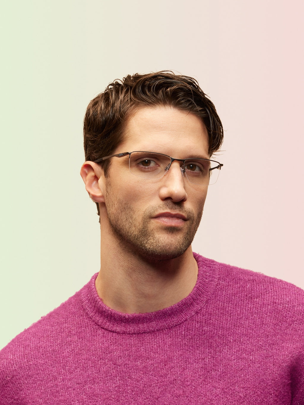 Oakley OX3218 Socket 5.5 Men's Rectangle Eyeglass Frames - Matte Midnight Frame