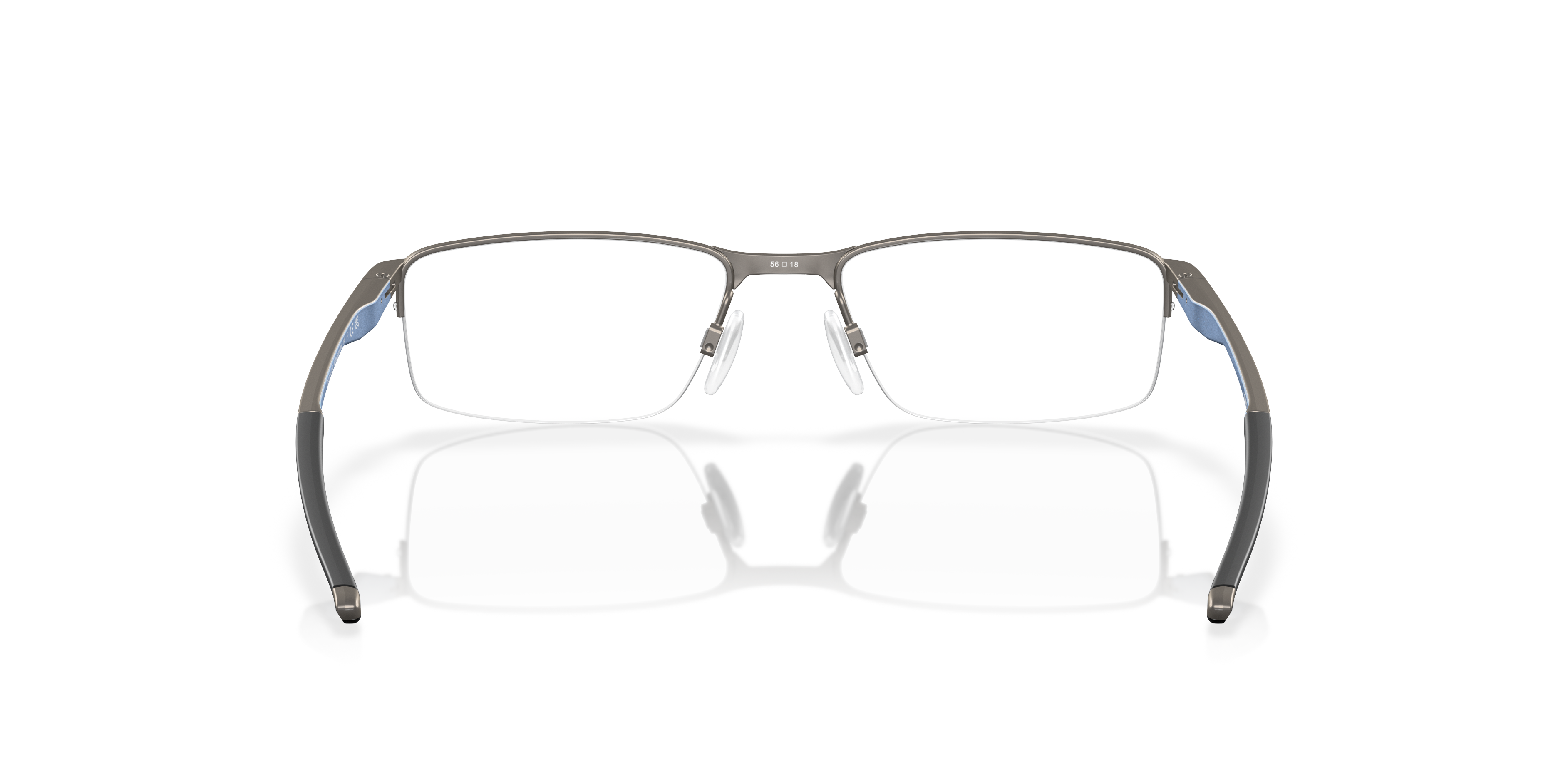 Oakley OX3218 Socket 5.5 Men's Rectangle Eyeglass Frames - Matte Gunmetal Frame
