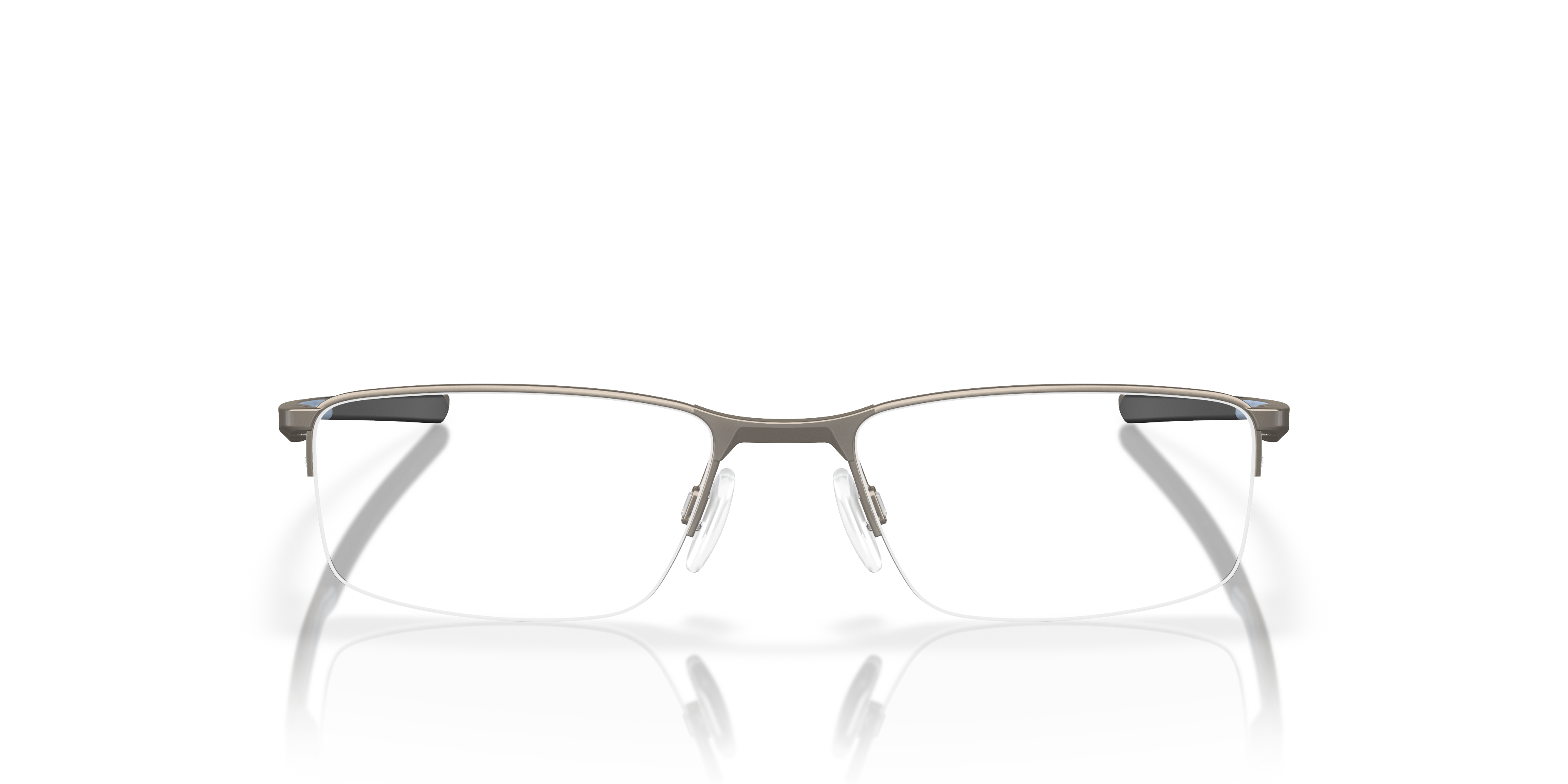 Oakley OX3218 Socket 5.5 Men's Rectangle Eyeglass Frames - Pewter Frame