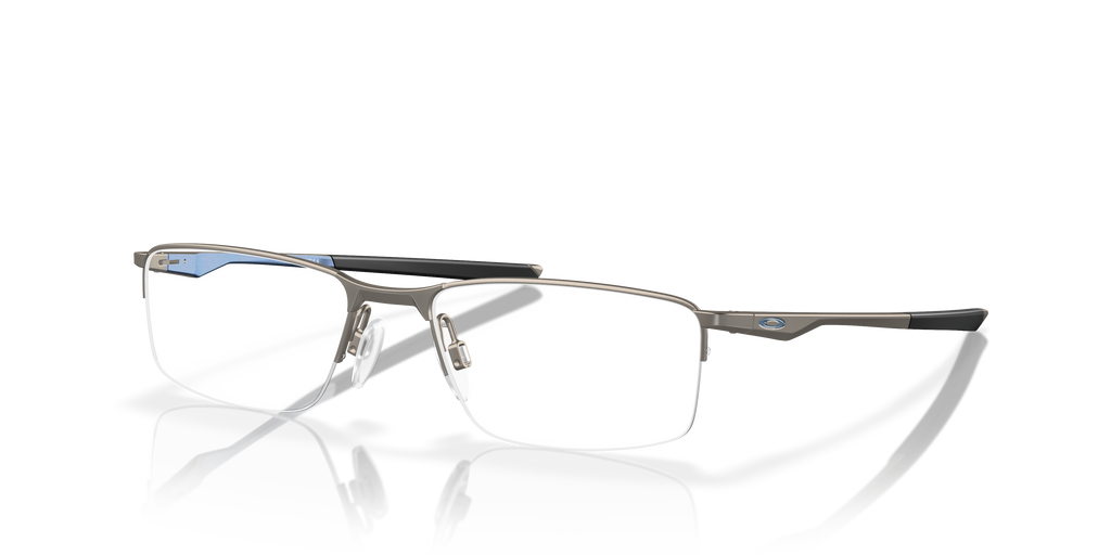 Oakley OX3218 Socket 5.5 Men's Rectangle Eyeglass Frames - Matte Gunmetal Frame