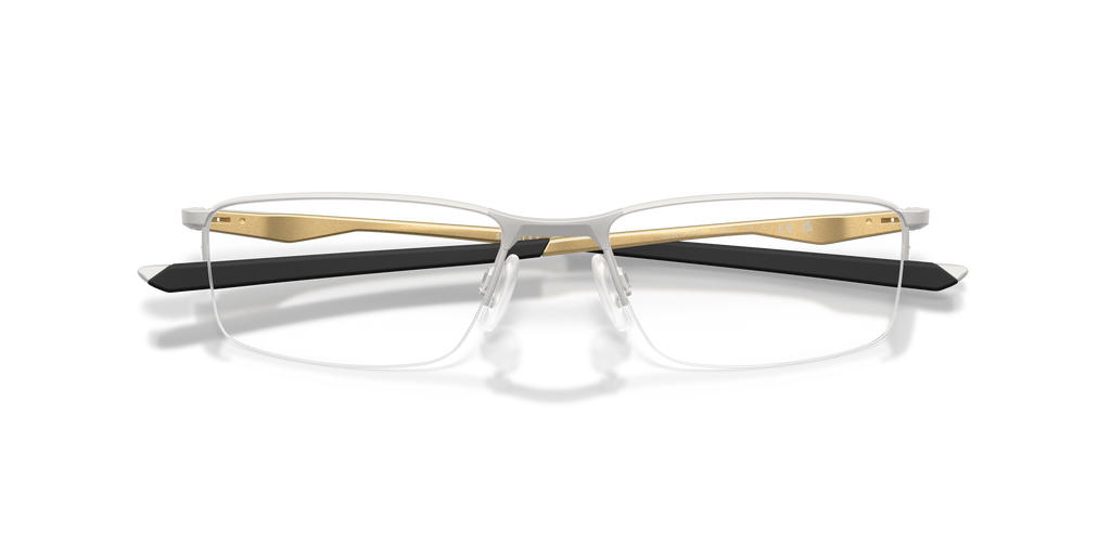 Oakley OX3218 Socket 5.5 Alloy Collection Men's Rectangle Eyeglass Frames - Titanium Frame