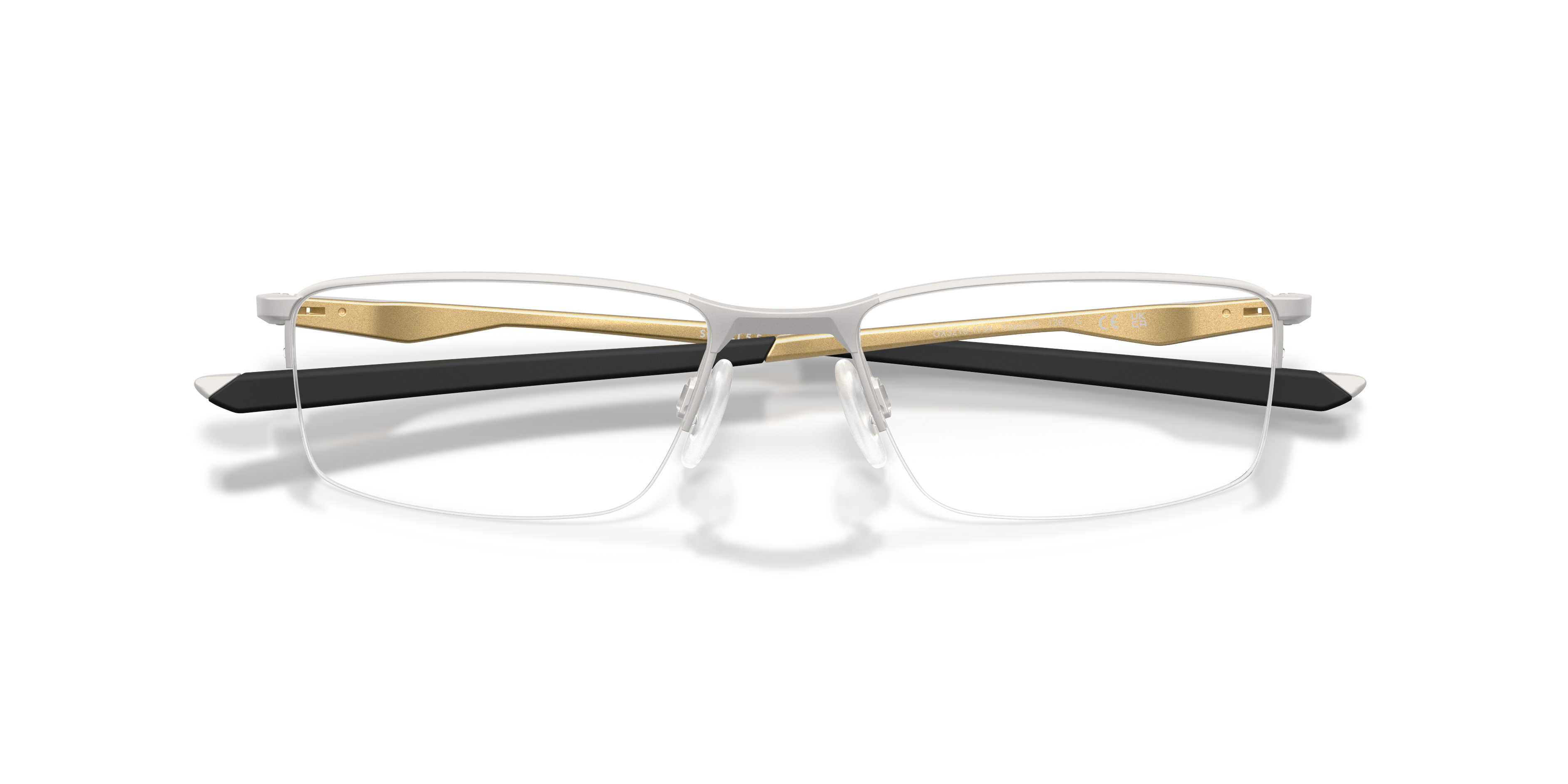 Oakley OX3218 Socket 5.5 Alloy Collection Men's Rectangle Eyeglass Frames - Titanium Frame