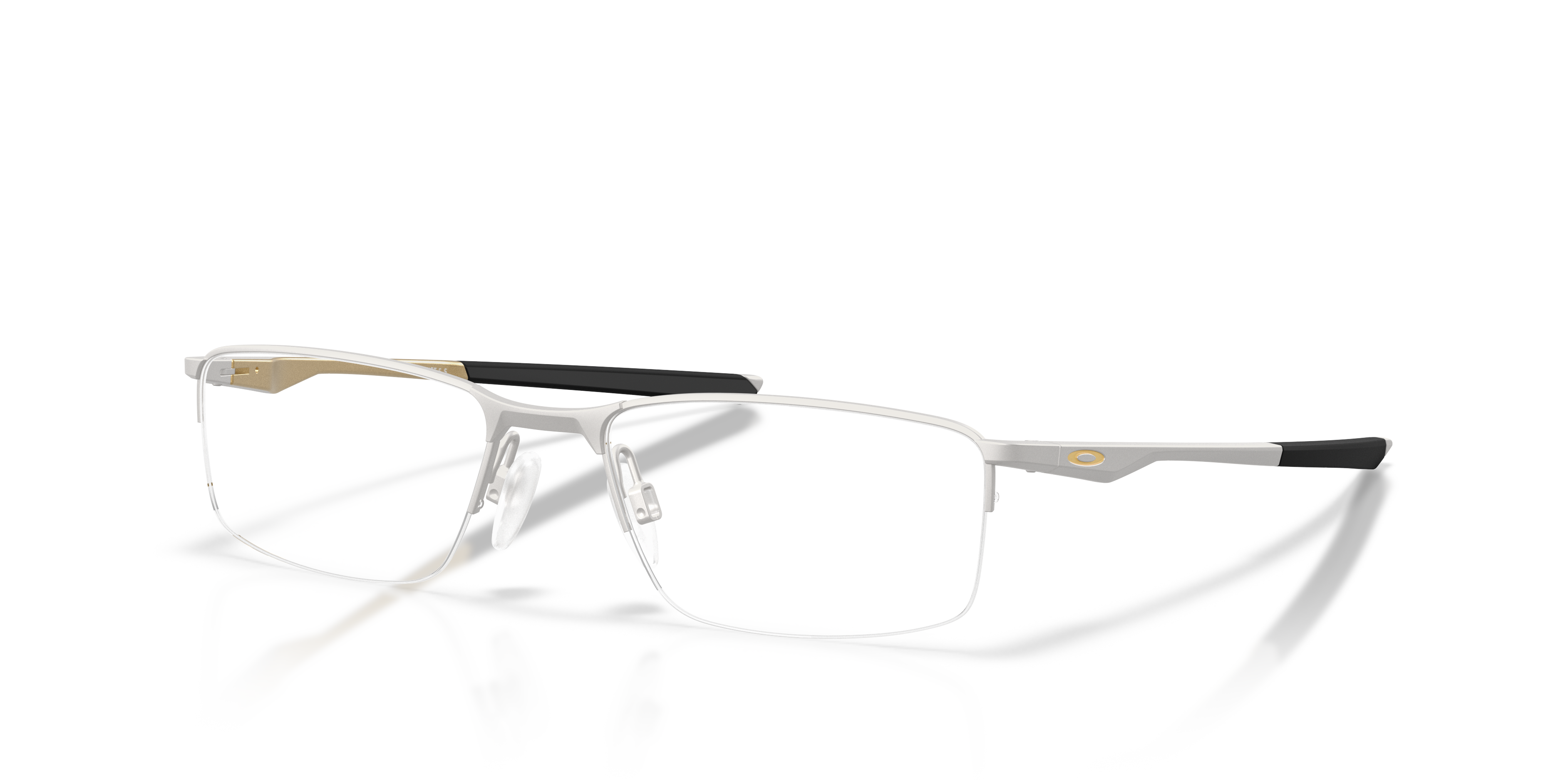 Oakley OX3218 Socket 5.5 Alloy Collection Men's Rectangle Eyeglass Frames - Titanium Frame