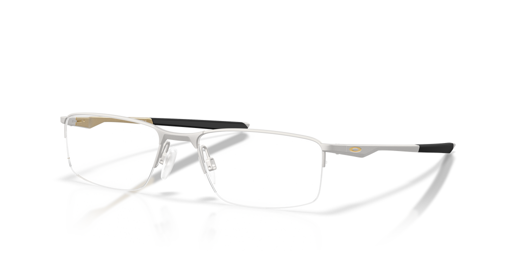 Oakley OX3218 Socket 5.5 Alloy Collection Men's Rectangle Eyeglass Frames - Titanium Frame