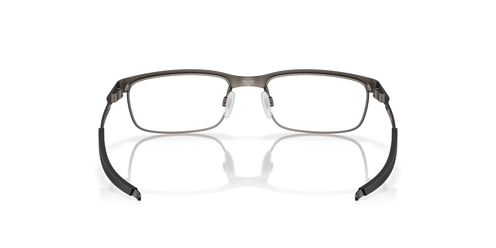 Oakley OX3222 Steel Plate Men's Rectangle Eyeglass Frames - Powder Cement Frame