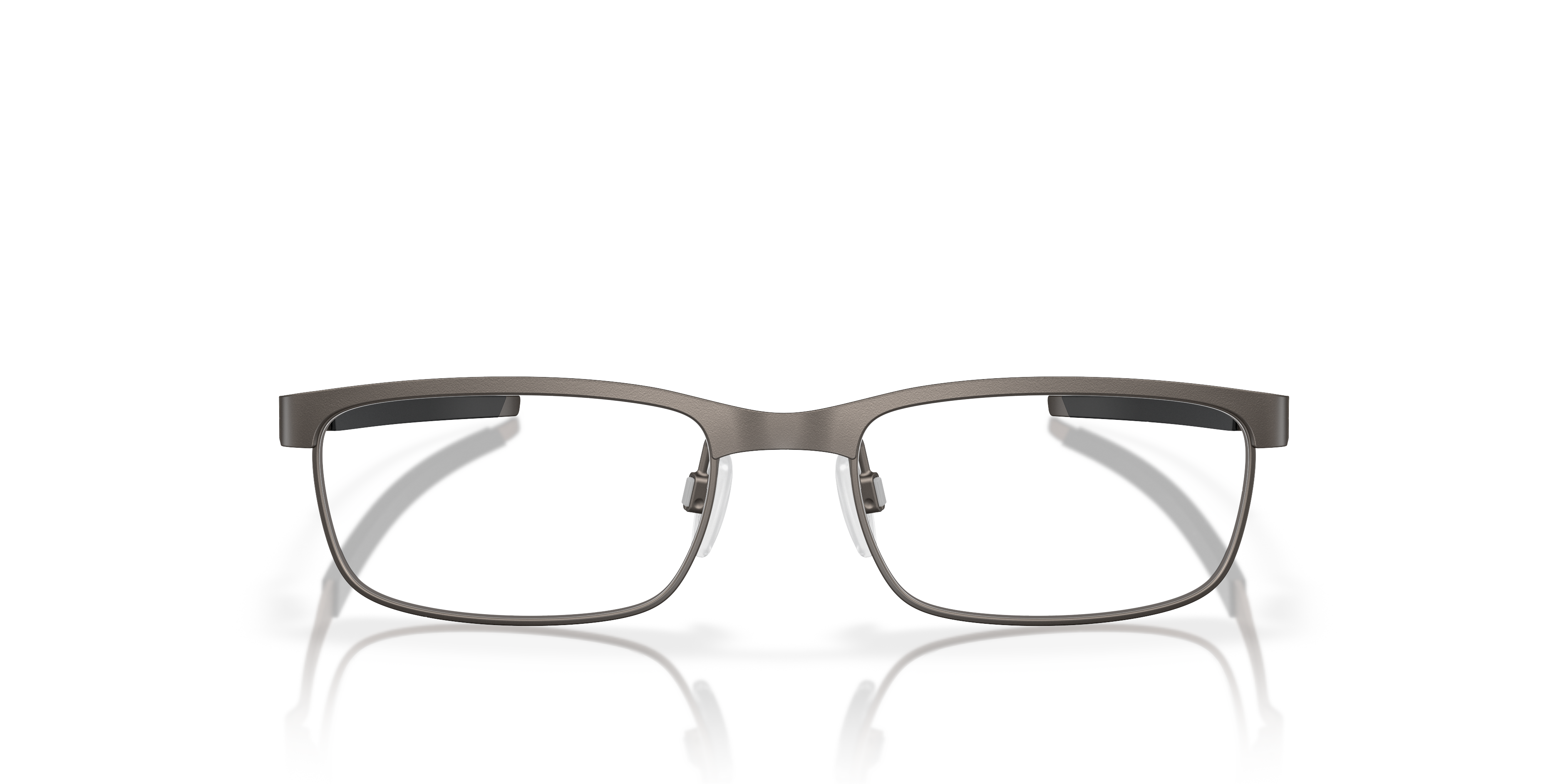 Oakley OX3222 Steel Plate Men's Rectangle Eyeglass Frames - Powder Midnight Frame
