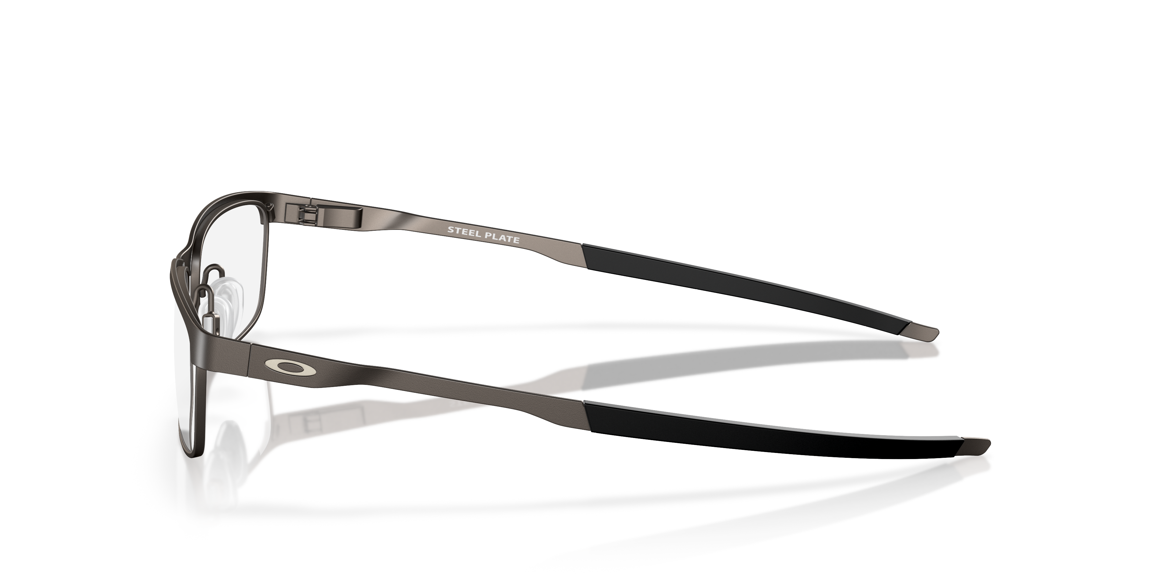 Oakley OX3222 Steel Plate Men's Rectangle Eyeglass Frames - Powder Midnight Frame