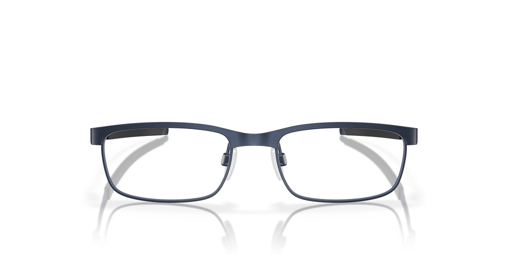Oakley OX3222 Steel Plate Men's Rectangle Eyeglass Frames - Powder Midnight Frame