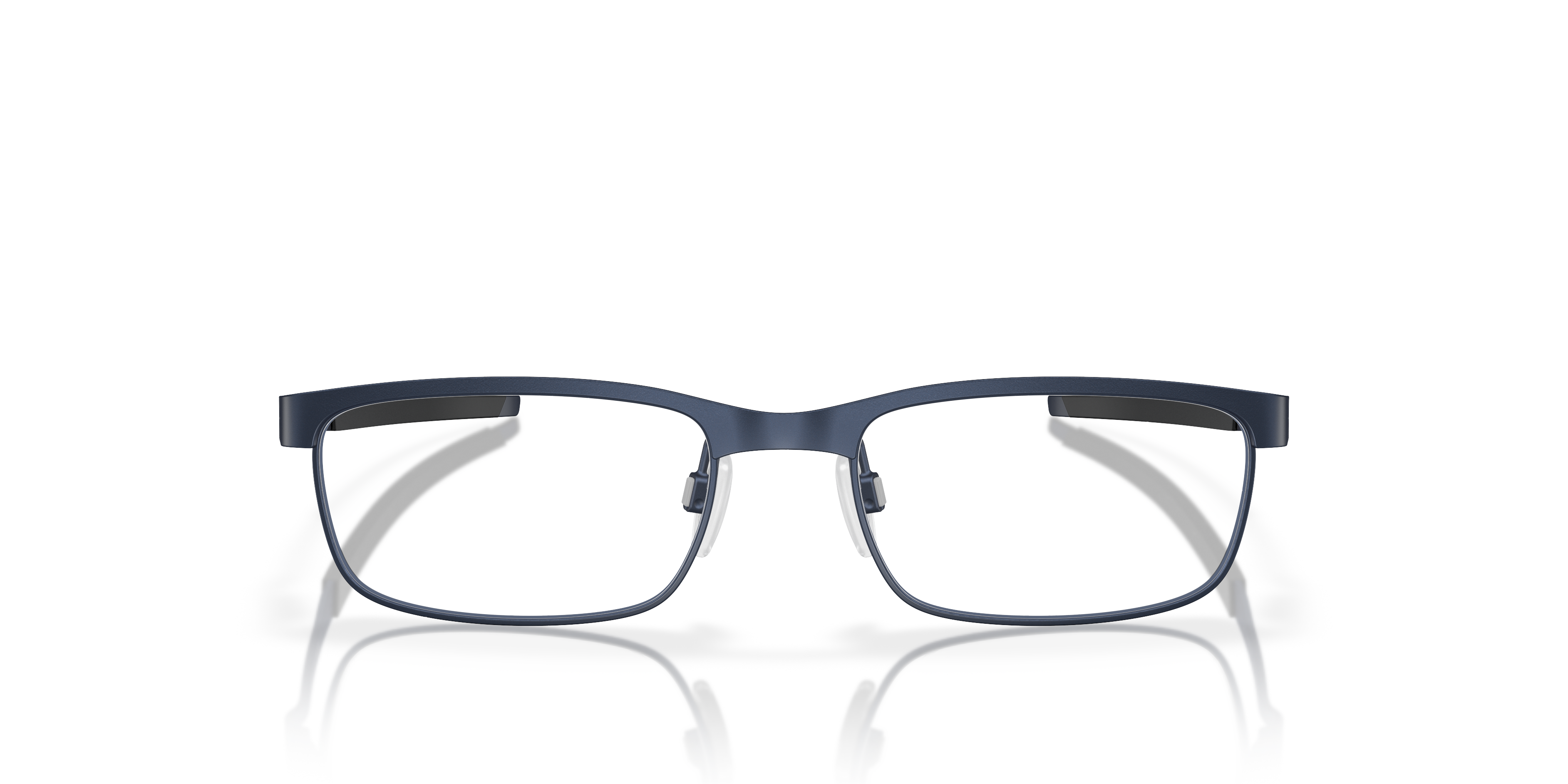 Oakley OX3222 Steel Plate Men's Rectangle Eyeglass Frames - Powder Cement Frame